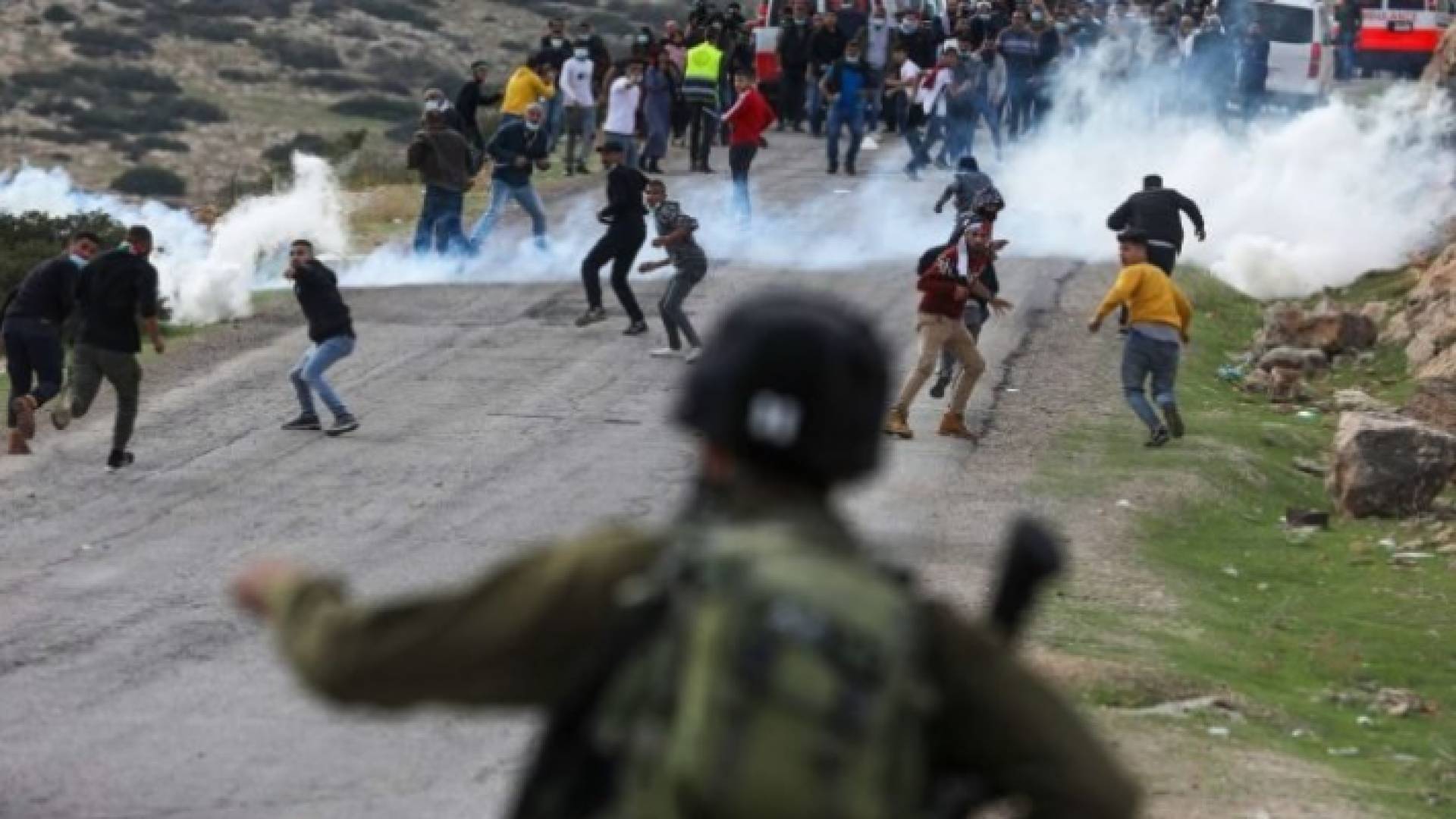 صورة أرشيفية لمواجهات قوات الاحتلال مع فلسطينيين