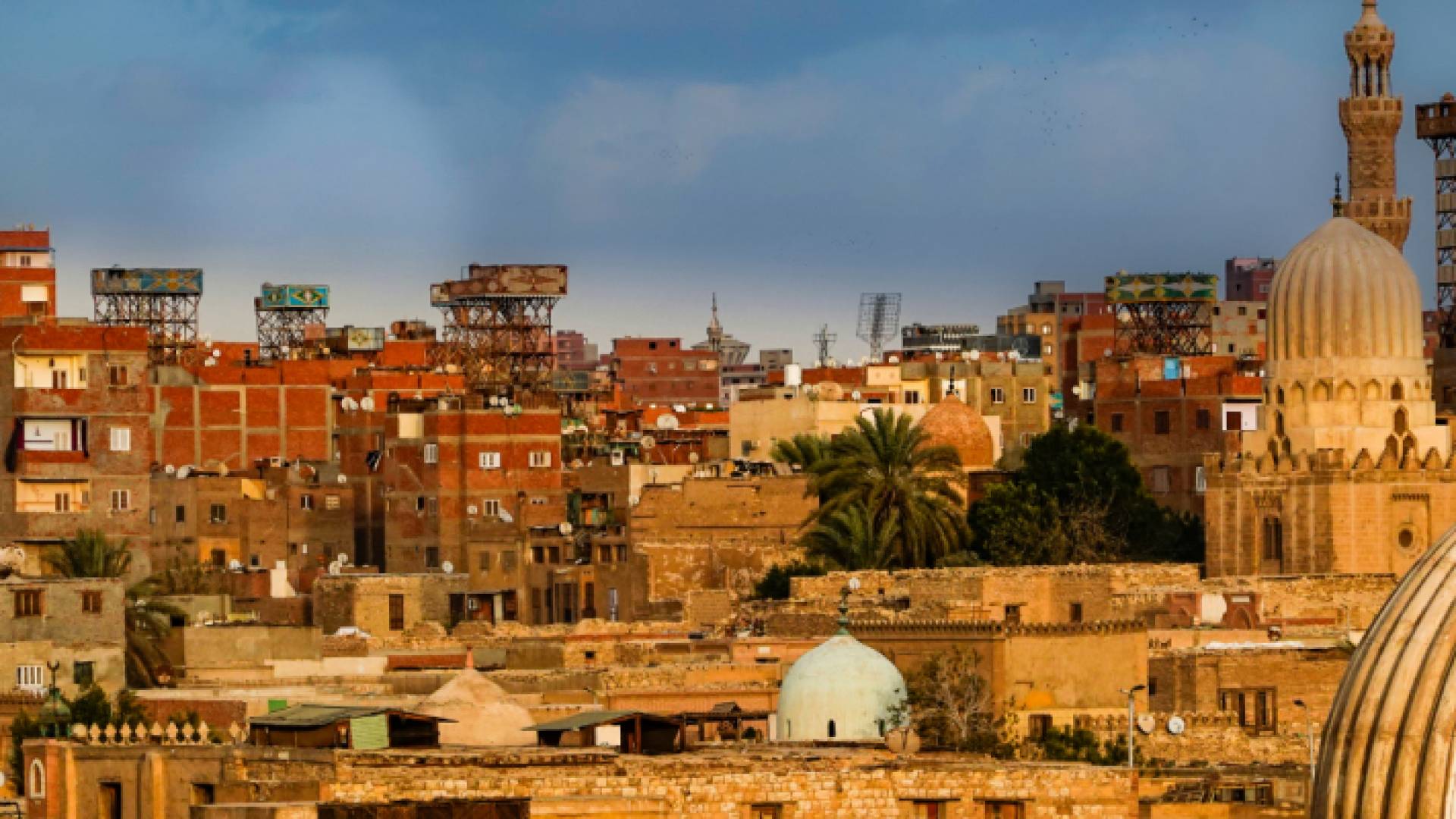 مبان سكنية في إحدى المدن المصرية