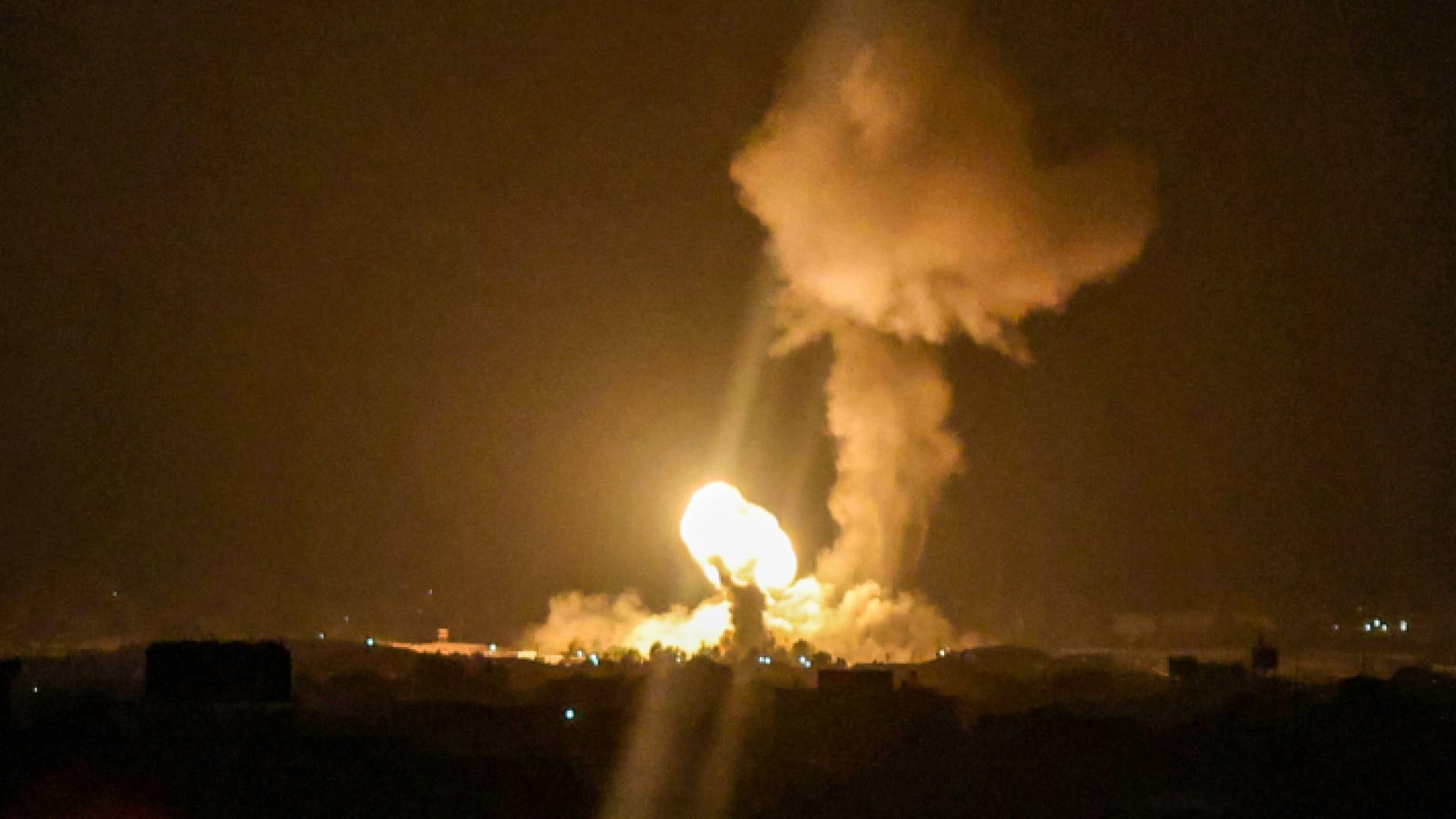 الصورة من قصف الاحتلال لغزة