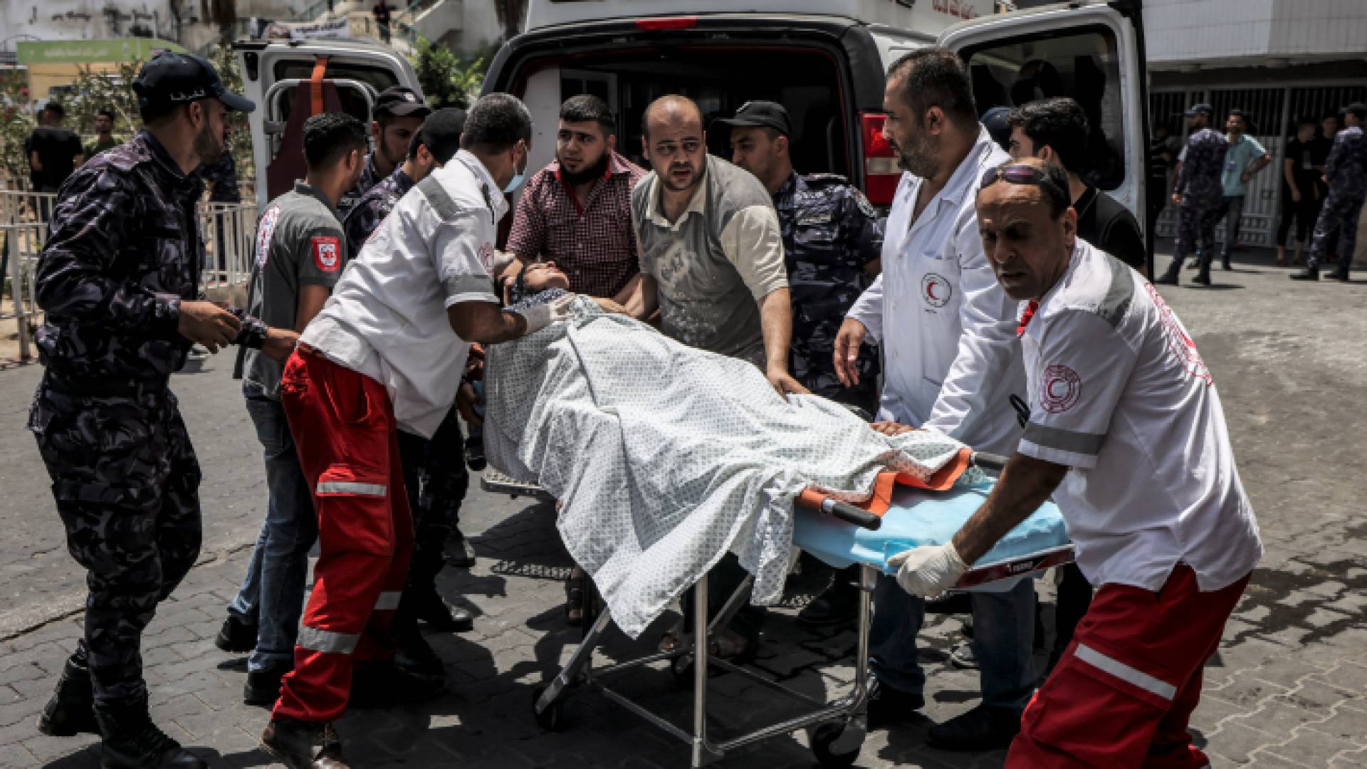 الكوادر الطبية في غزة