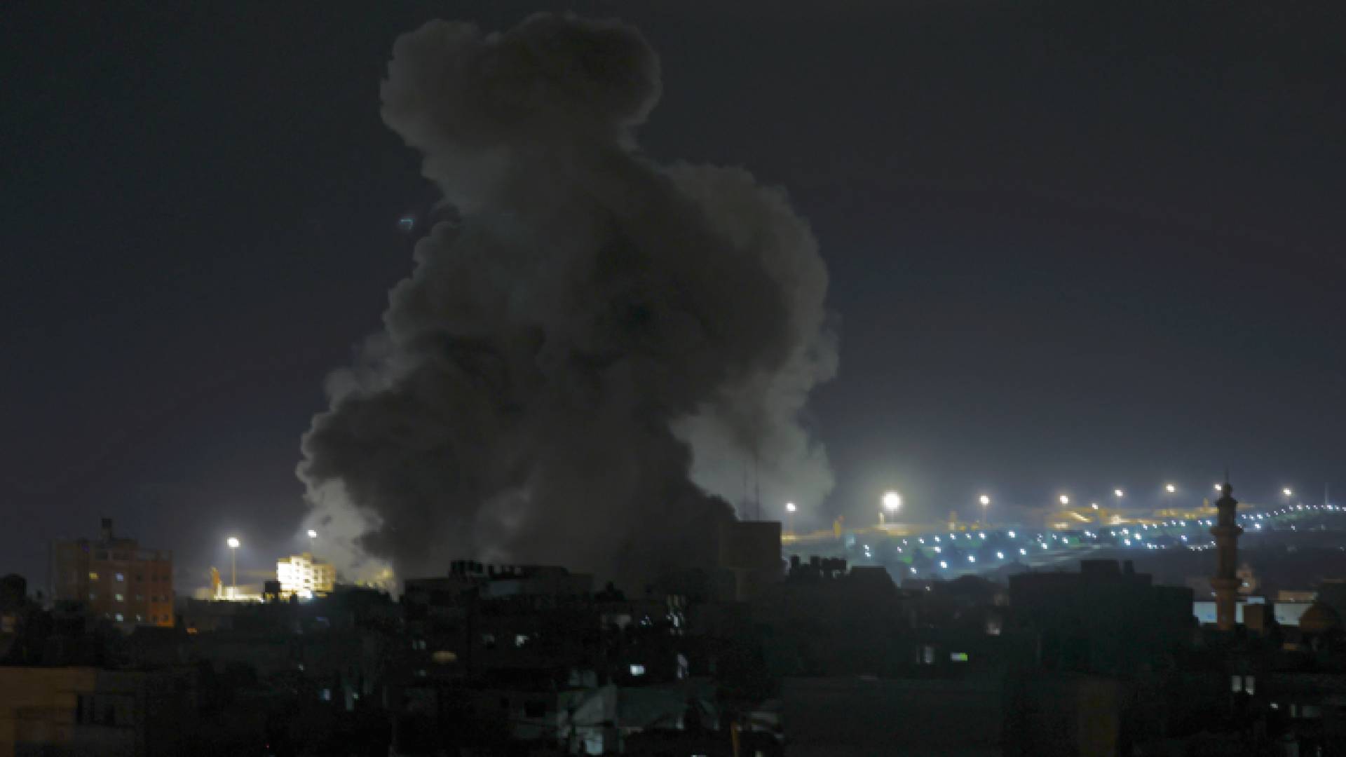 الصورة من القصف على غزة