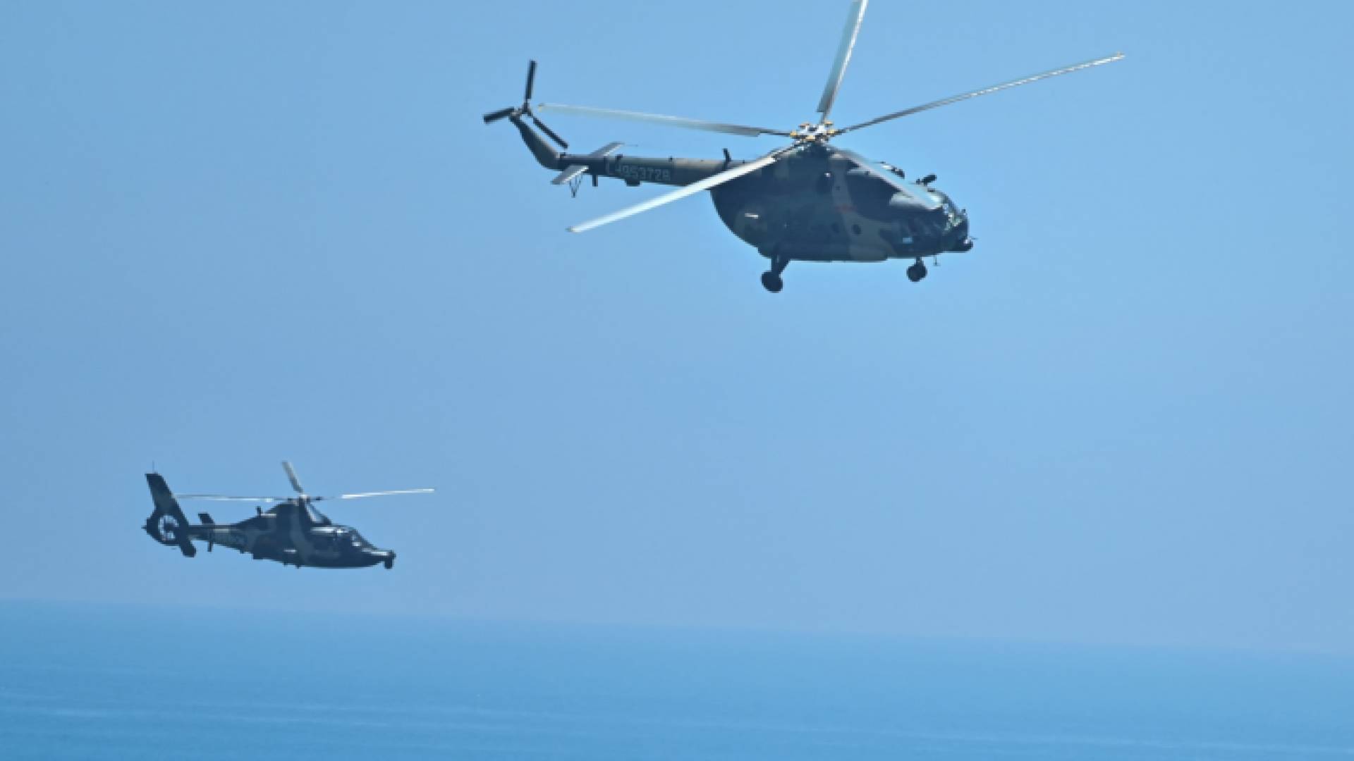 صورة توضيحية لمناورات الصين العسكرية بالقرب من تايوان