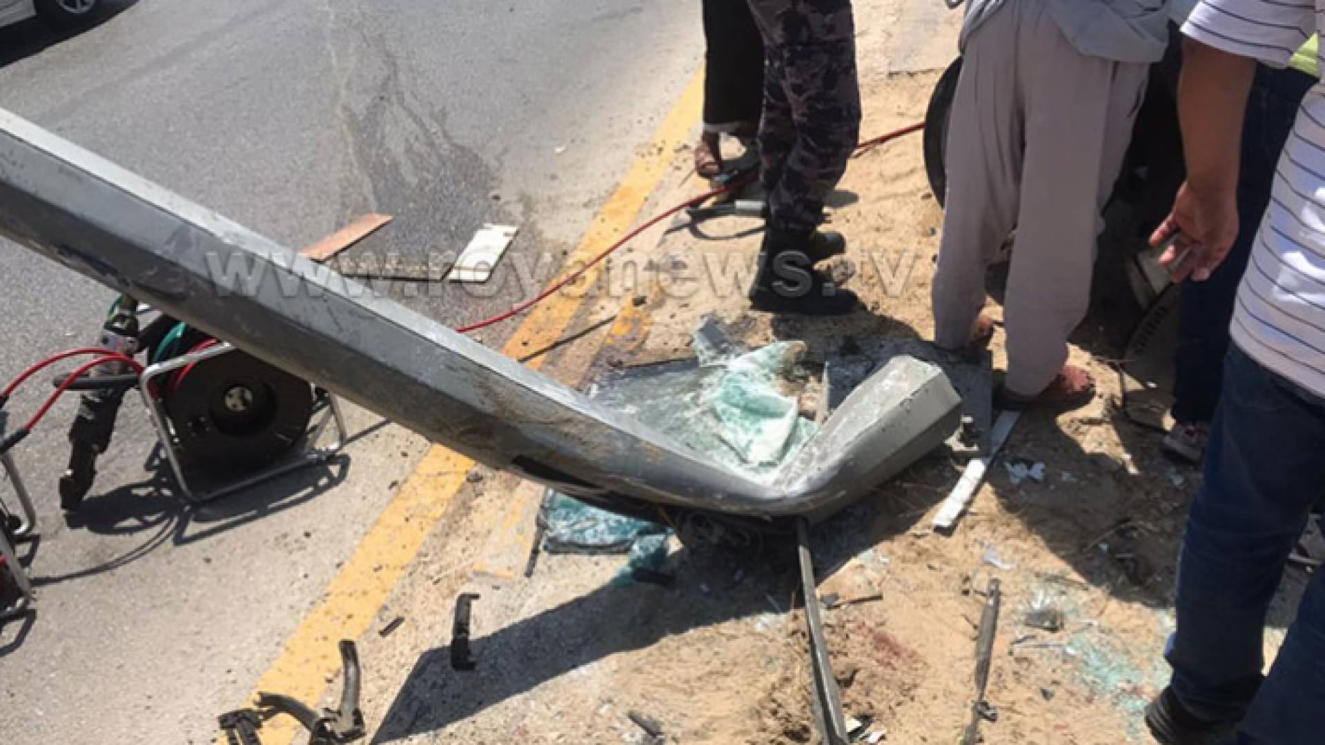 صورة من الحادث