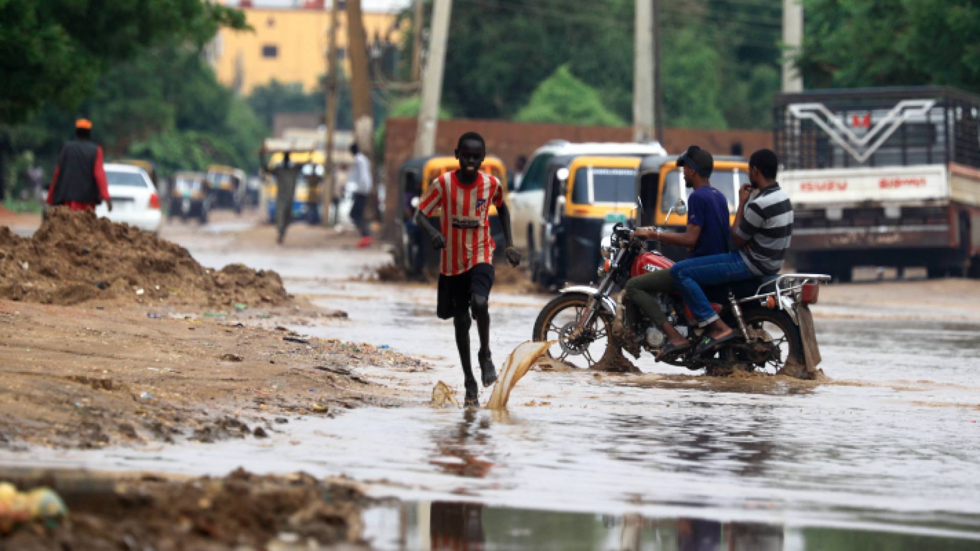 من الفيضانات في السودان