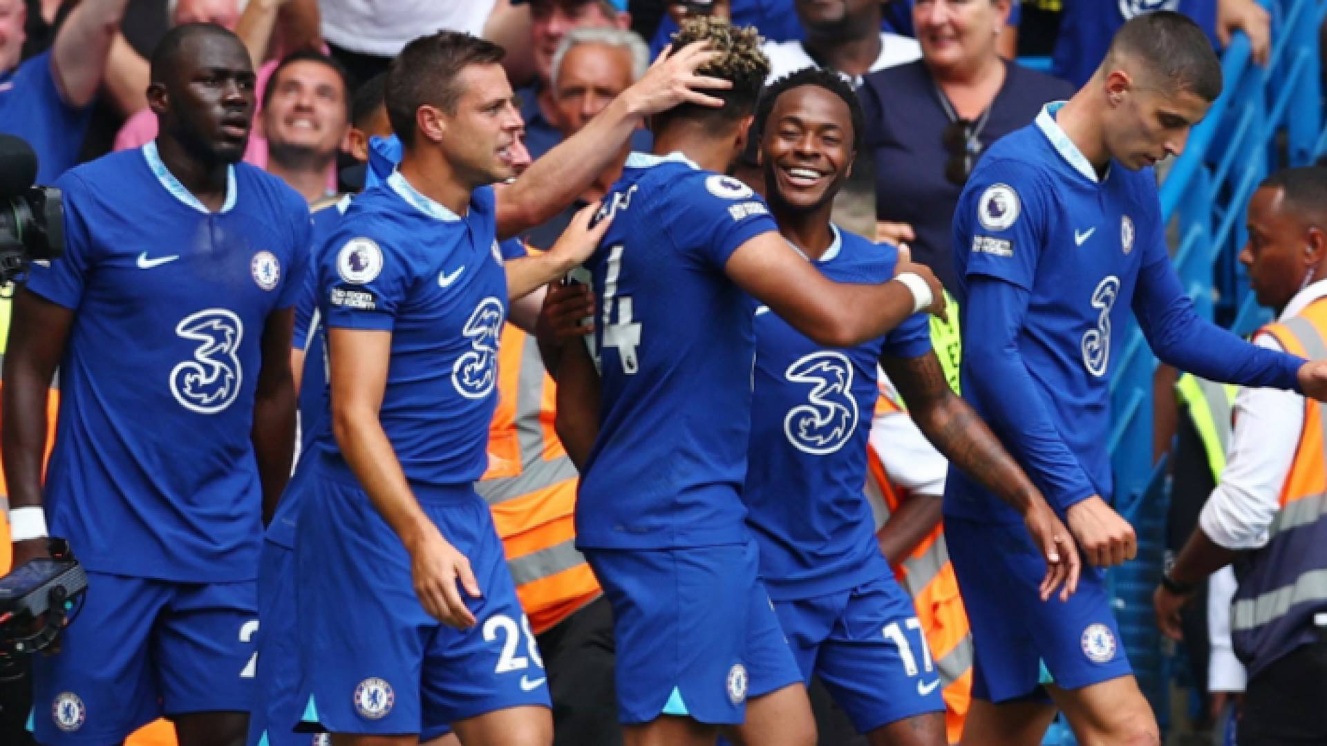 جانب من المباراة