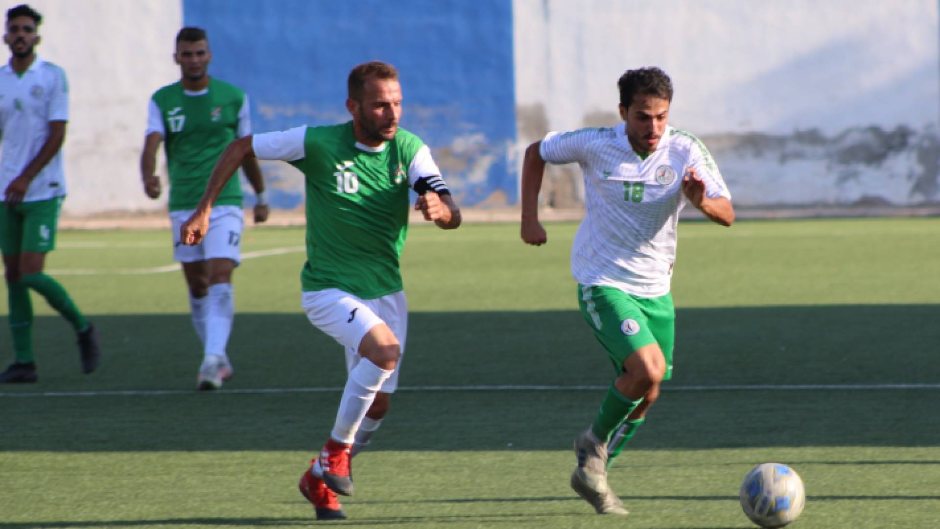 جانب من المباراة