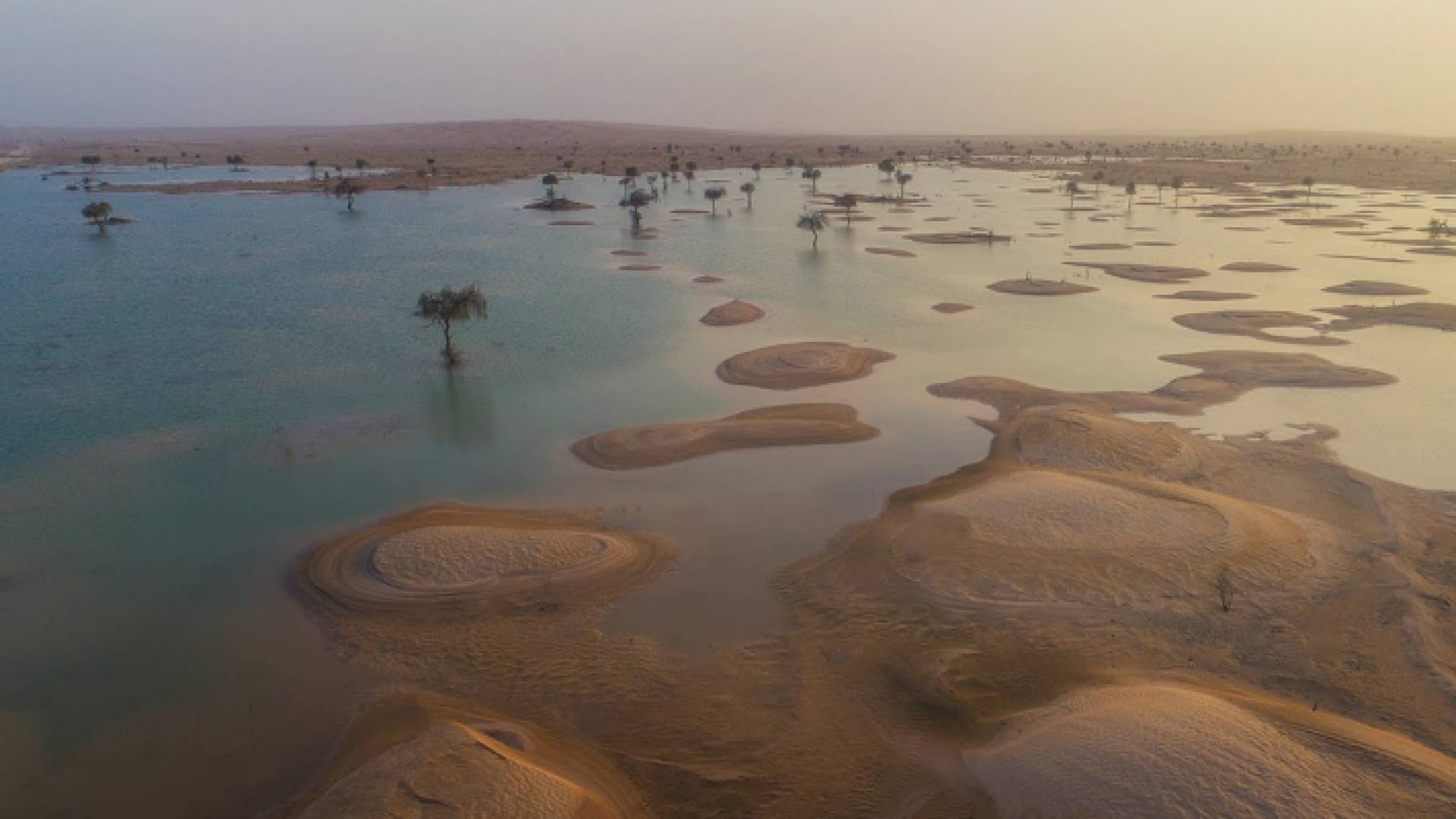 مياه السيول في الربع الخالي