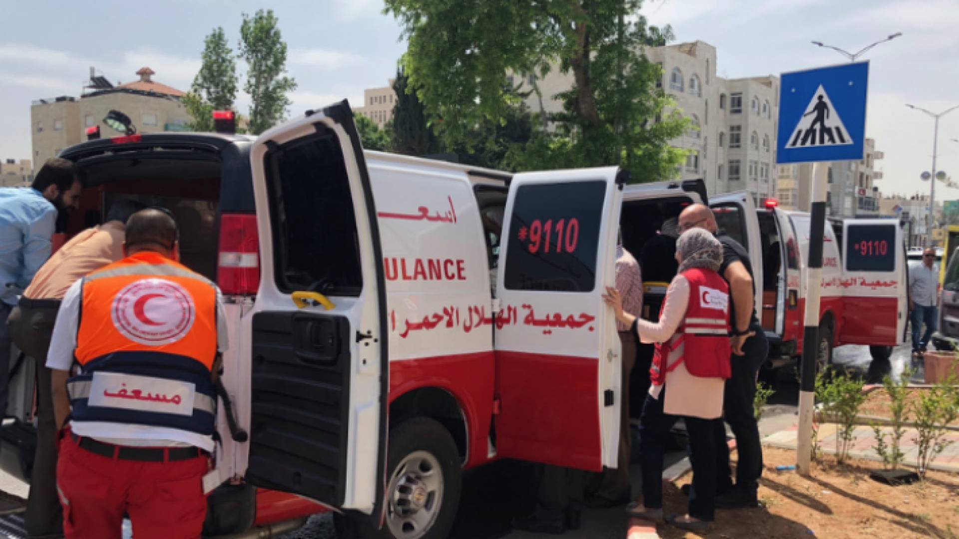 كوادر صحية فلسطينية