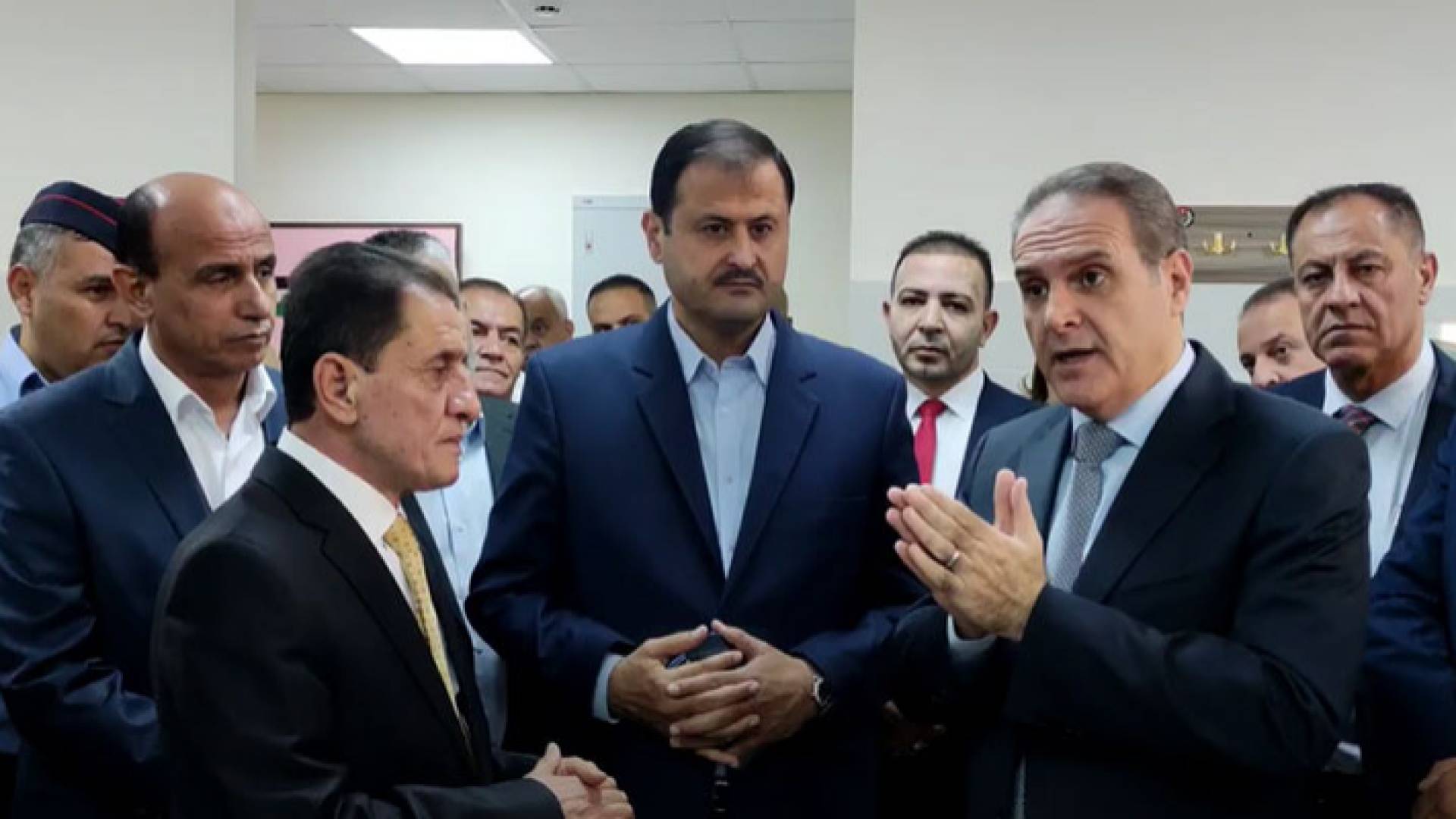 وزير الصحة د.فراس الهواري في افتتاح مركز صحي صخرة في محافظة عجلون