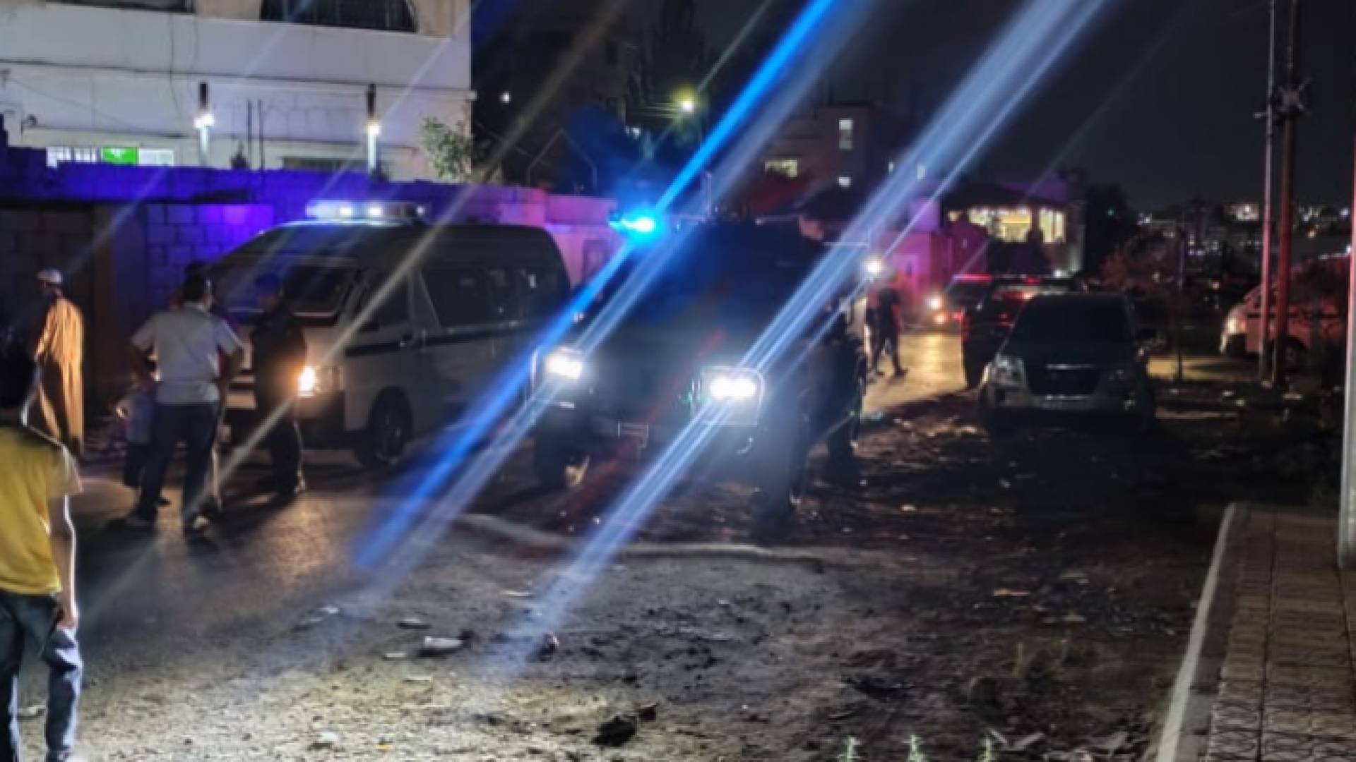 صورة من موقع الحادثة