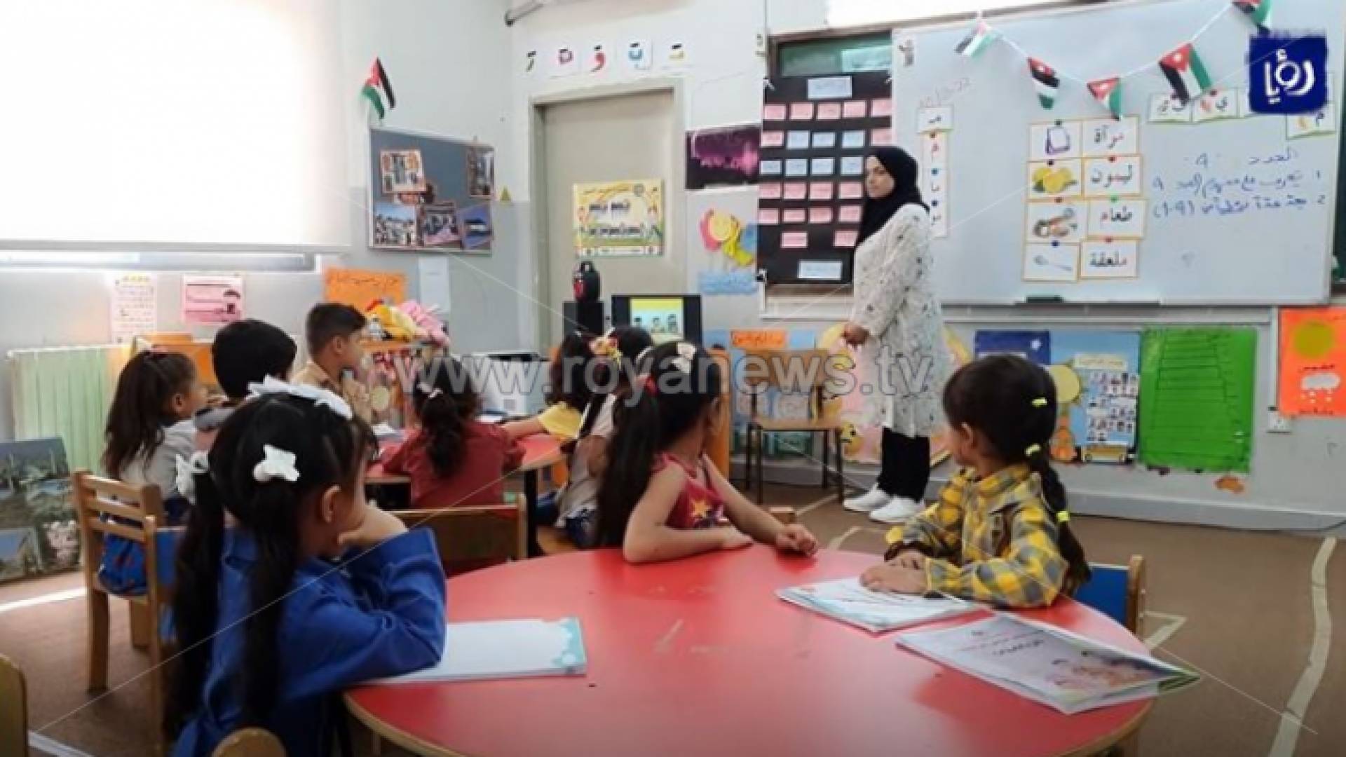 صورة لطلاب من رياض الأطفال