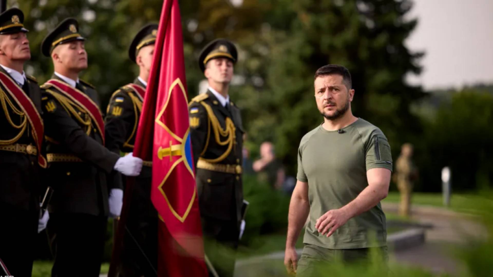 الرئيس الأوكراني فولوديمير زيلينسكي