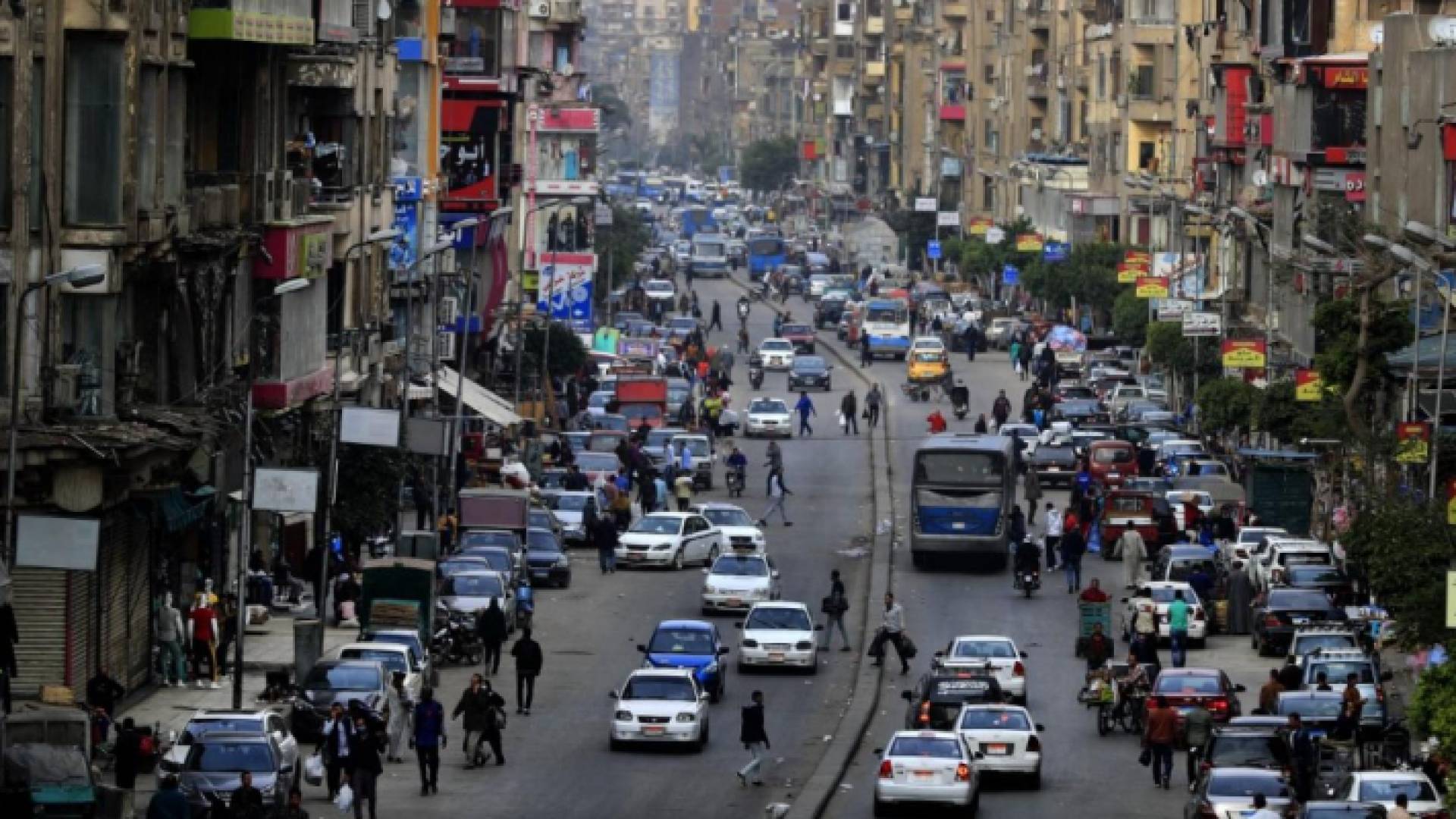 أحد شوارع العاصمة المصرية القاهرة
