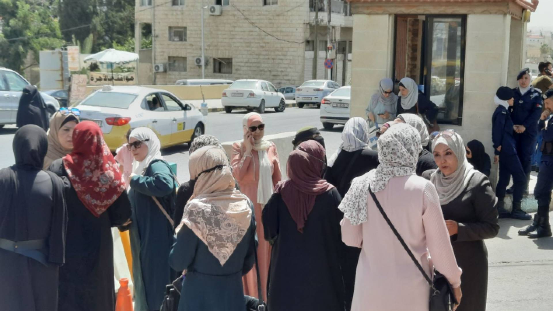 جانب من الاعتصام