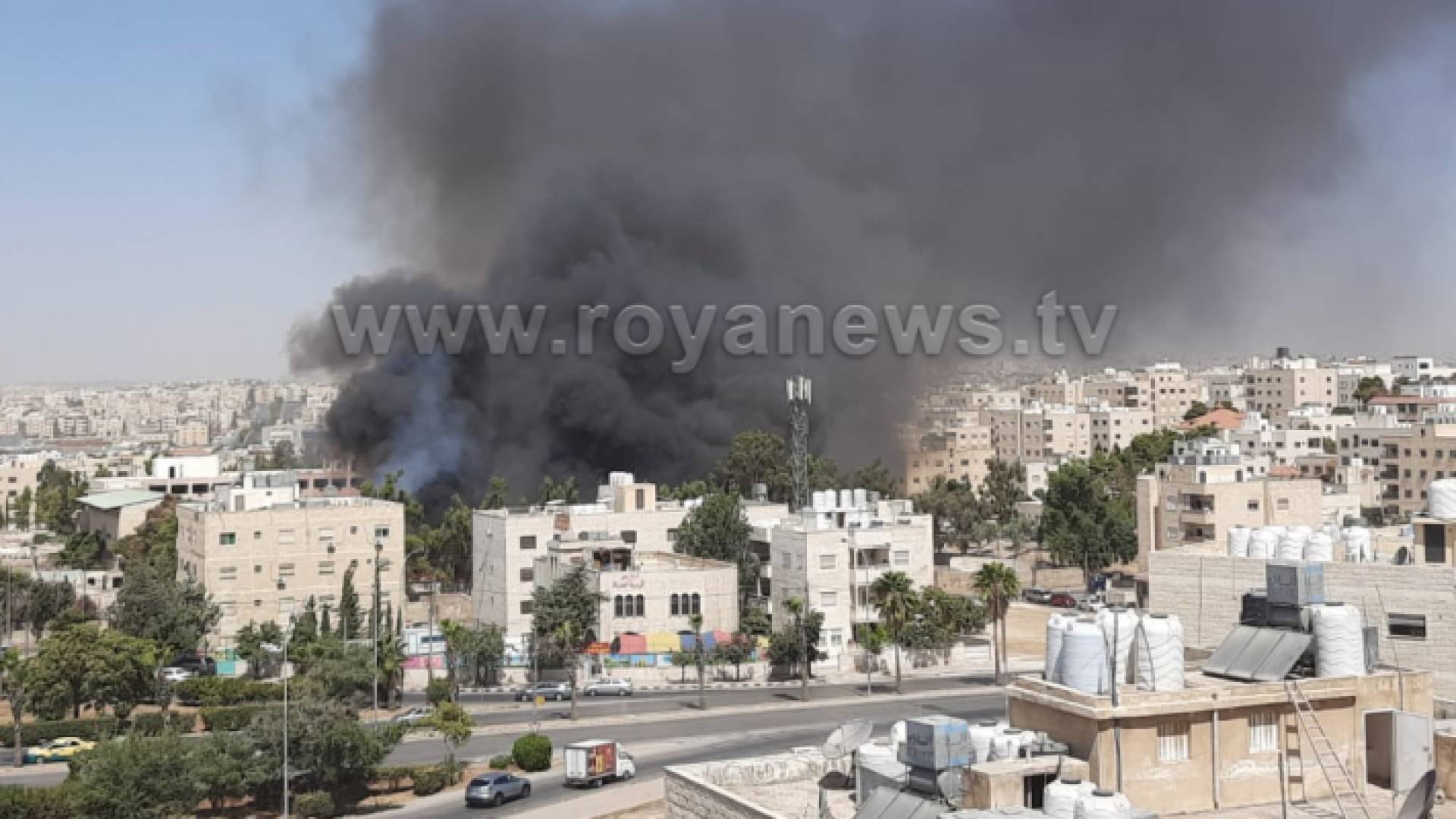 الصورة من الحريق