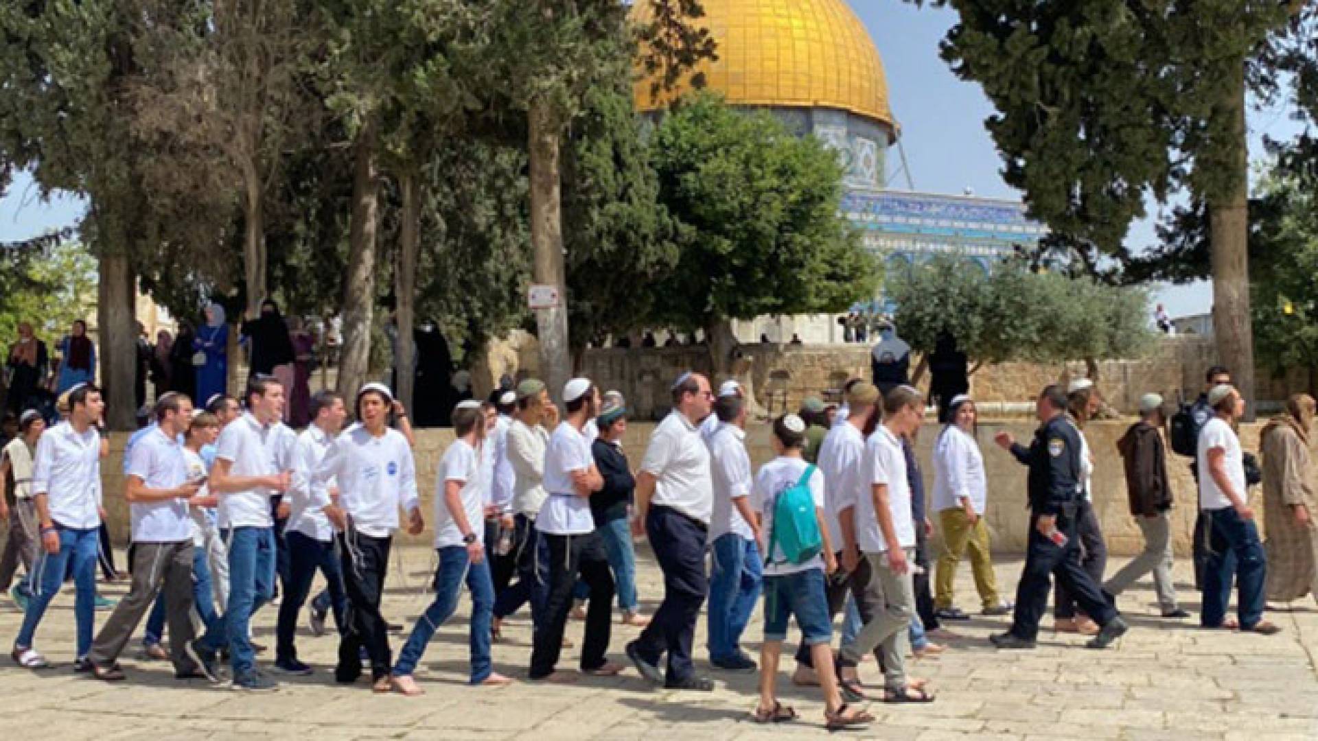 جانب من اقتحامات المسجد الأقصى من قبل المستوطنين المتطرفين