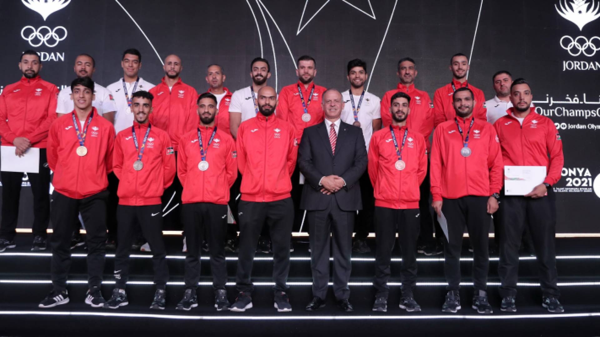 الأمير فيصل مع البعثة