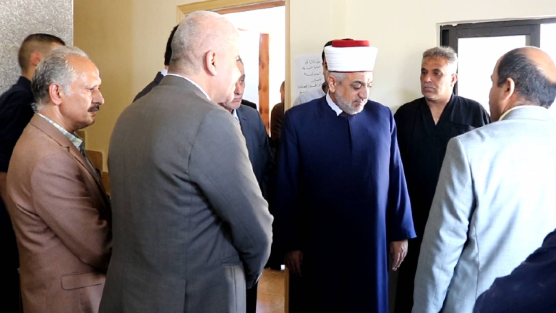 وزير الأوقاف والشؤون والمقدسات الإسلامية محمد الخلايلة أثناء الافتتاح