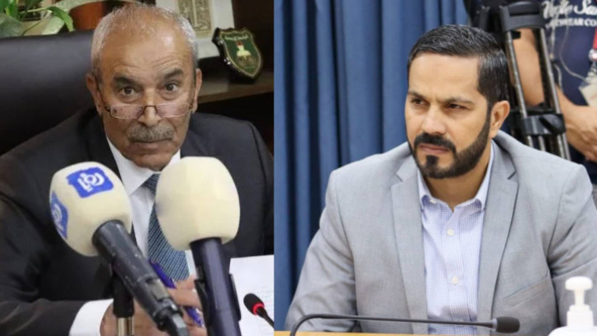 النائب سليمان أبو يحيى ووزير العدل أحمد الزيادات