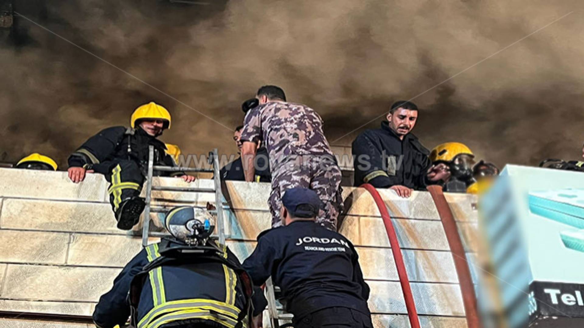 الصورة من الحريق