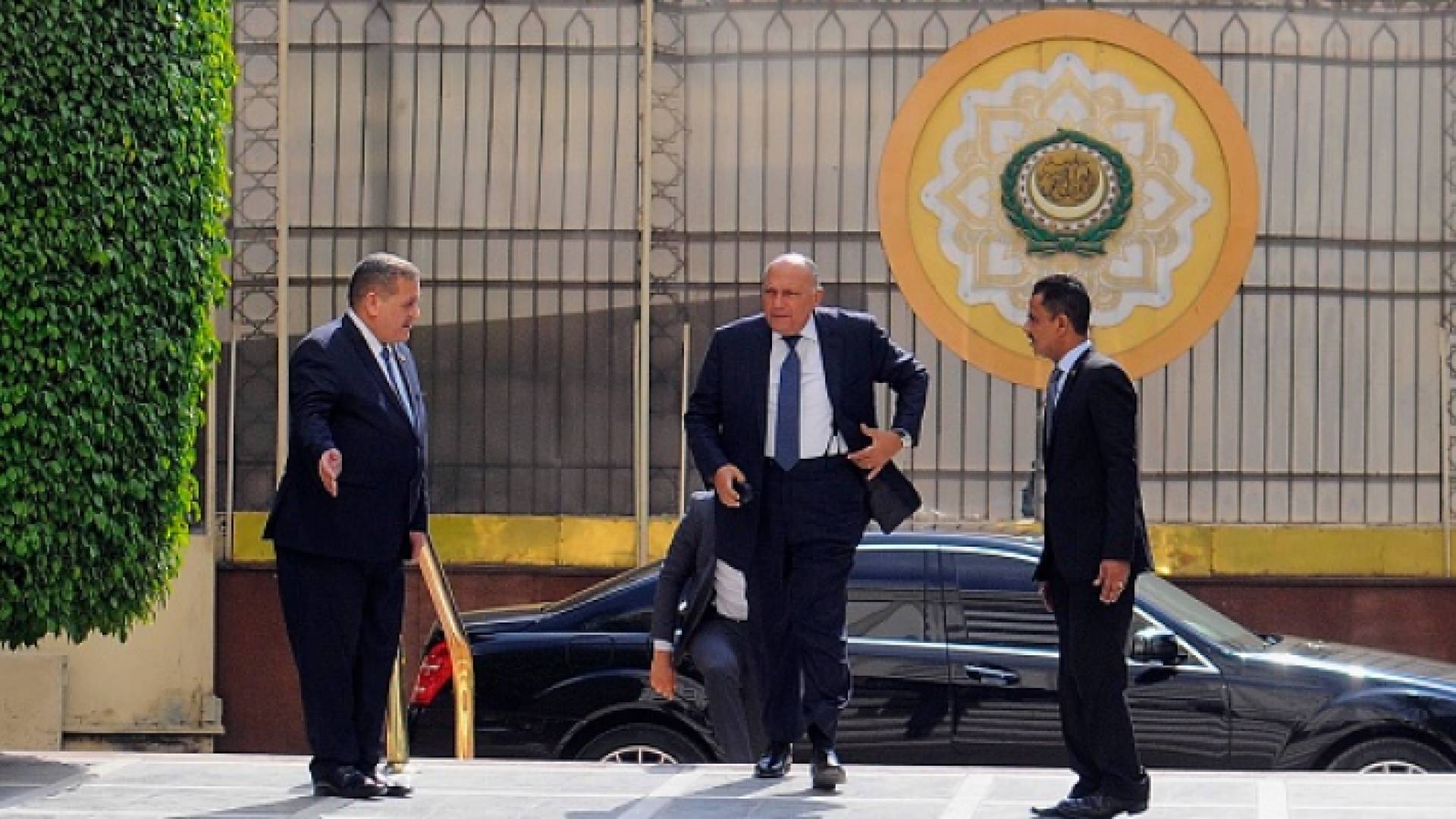 مكان جلوس الوفد المصري في اجتماع وزراء الخارجية العرب في الدورة 158