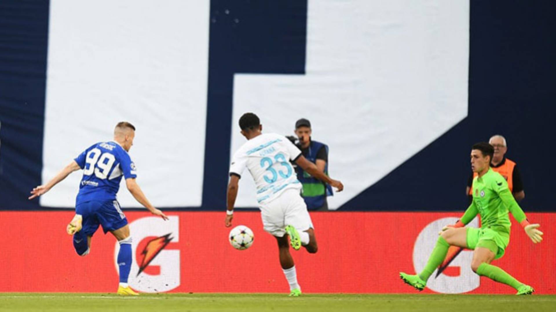 جانب من المباراة