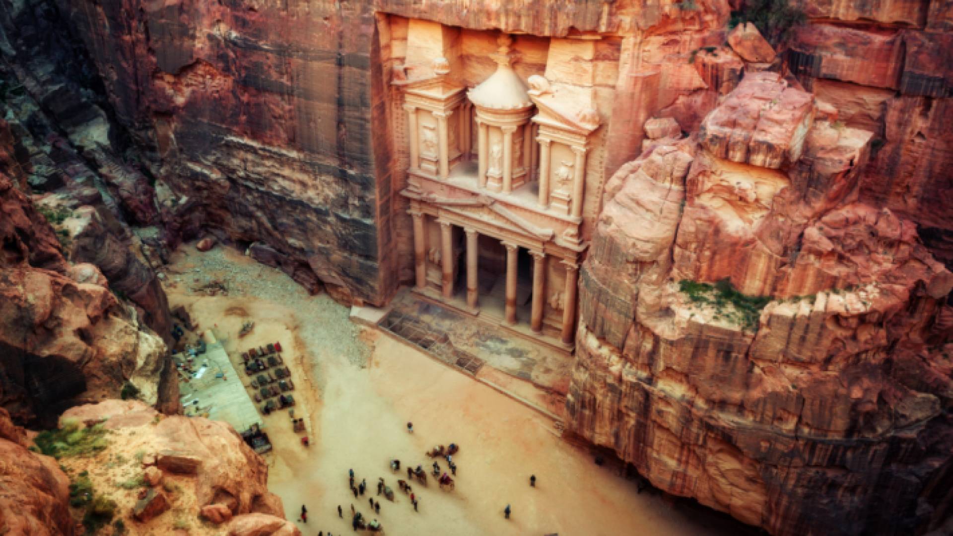 الخزنة في مدينة البترا