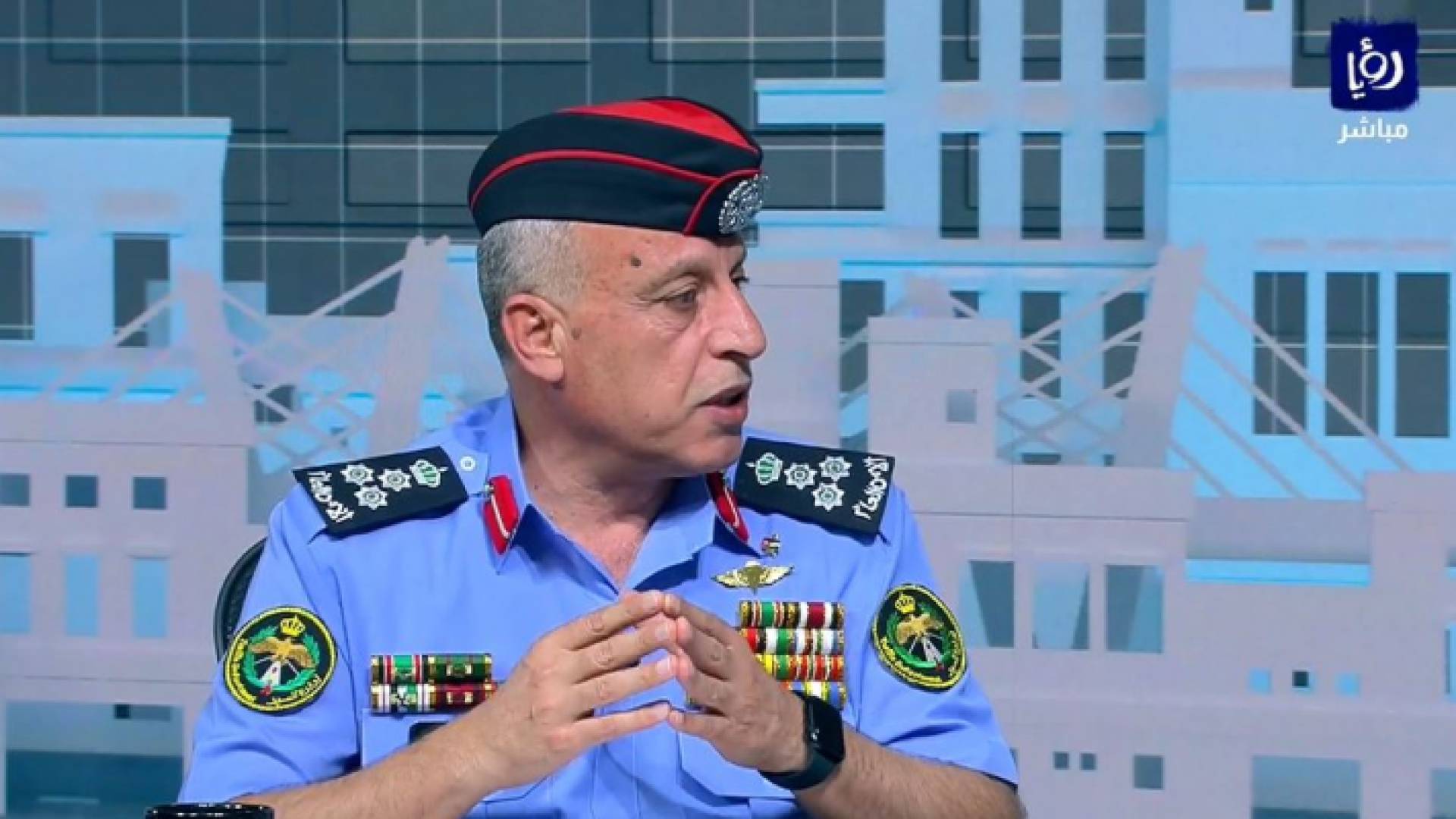 مدير إدارة السير المركزي العميد فراس الصعوب