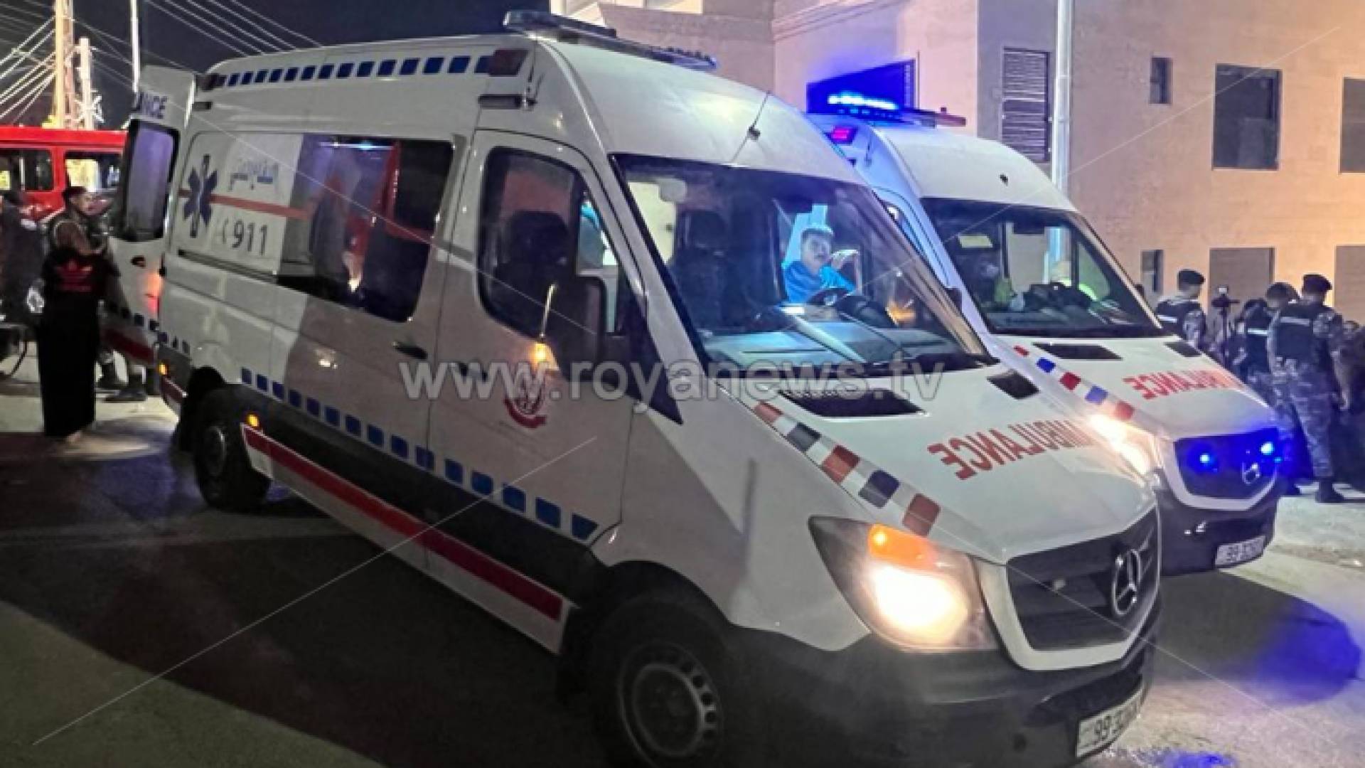 جانب من وجود كوادر الدفاع المدني في المنطقة