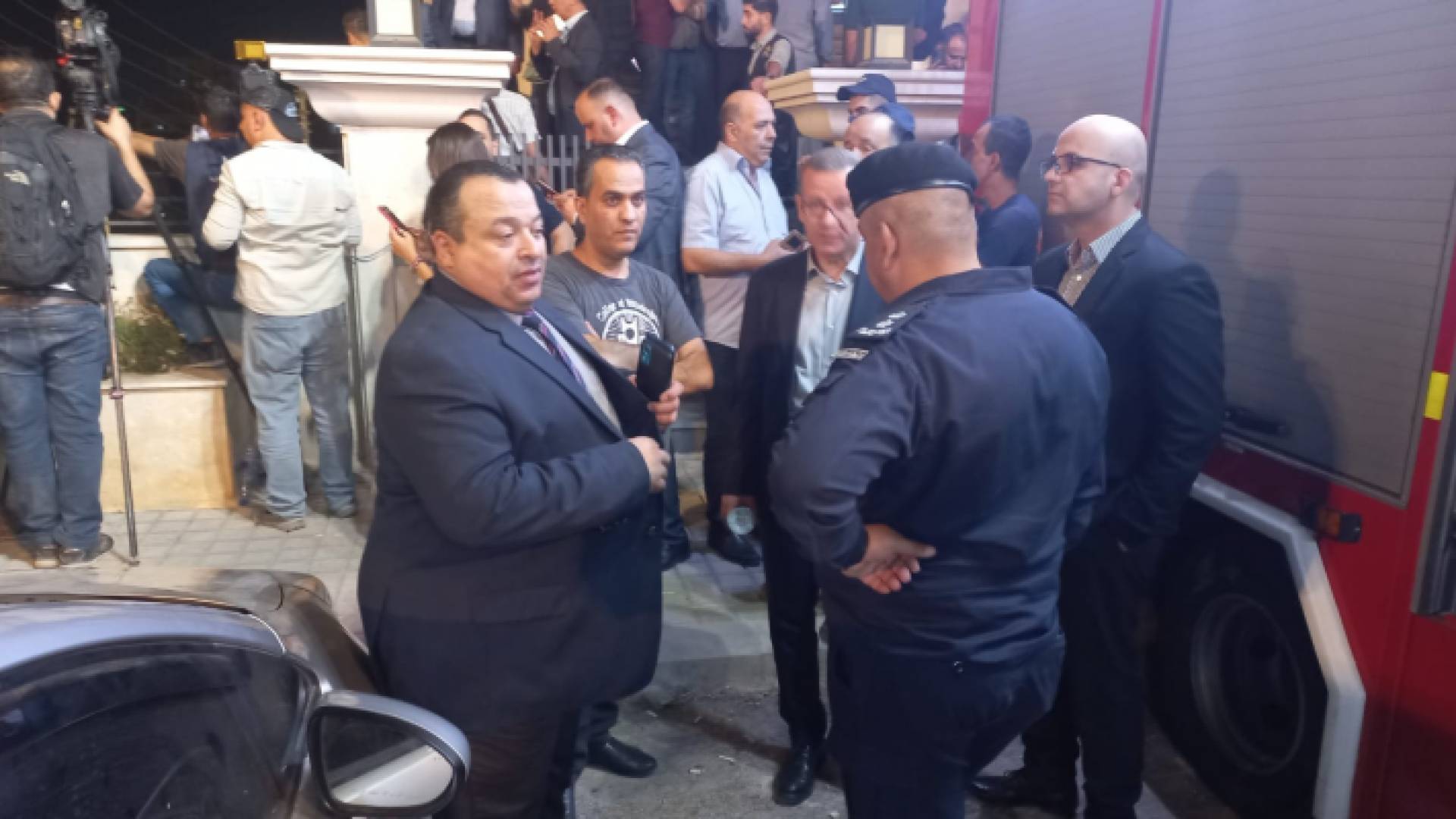 حضور النائب العام إلى موقع انهيار الحادثة