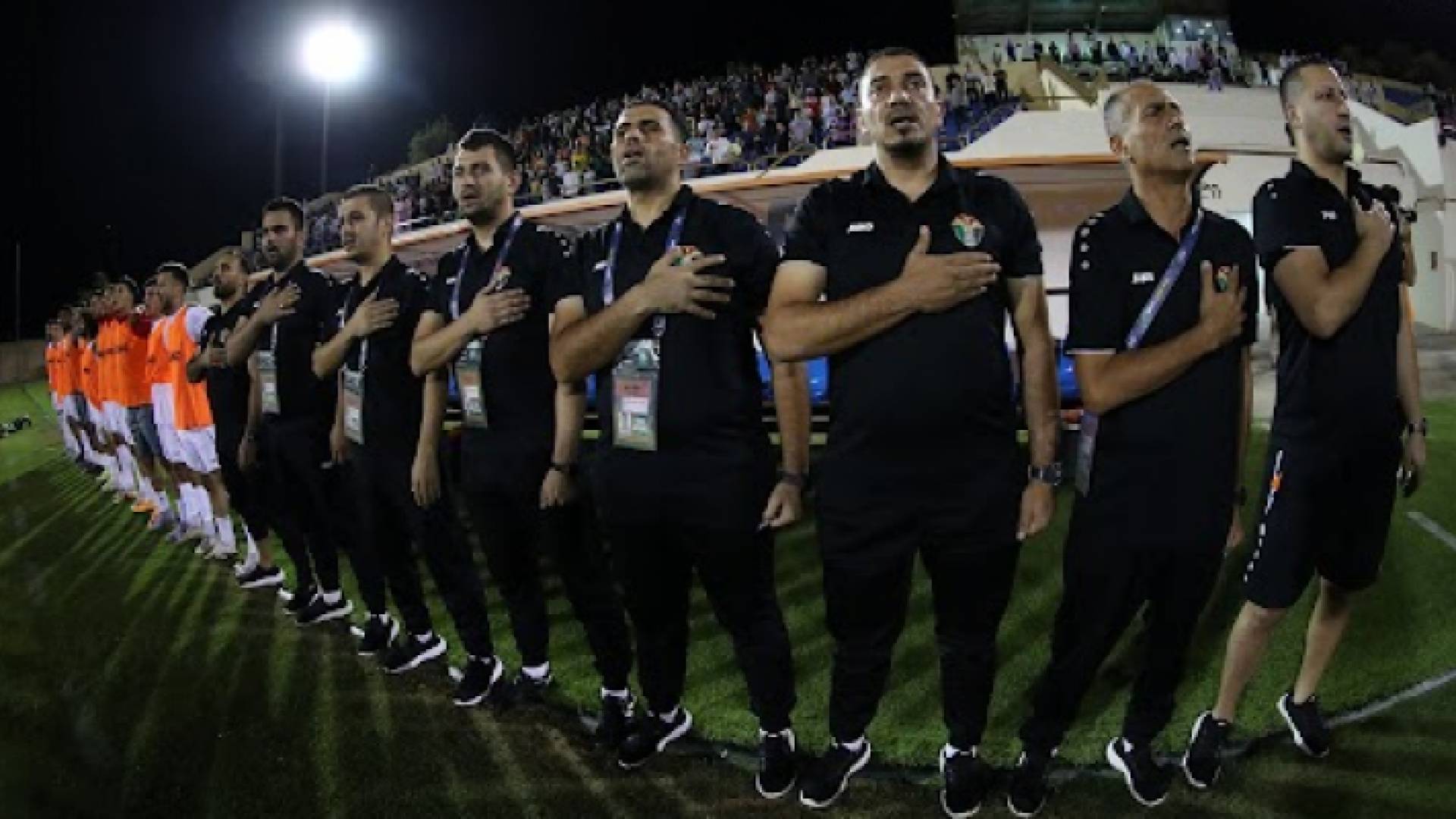 قبل بدء المباراة