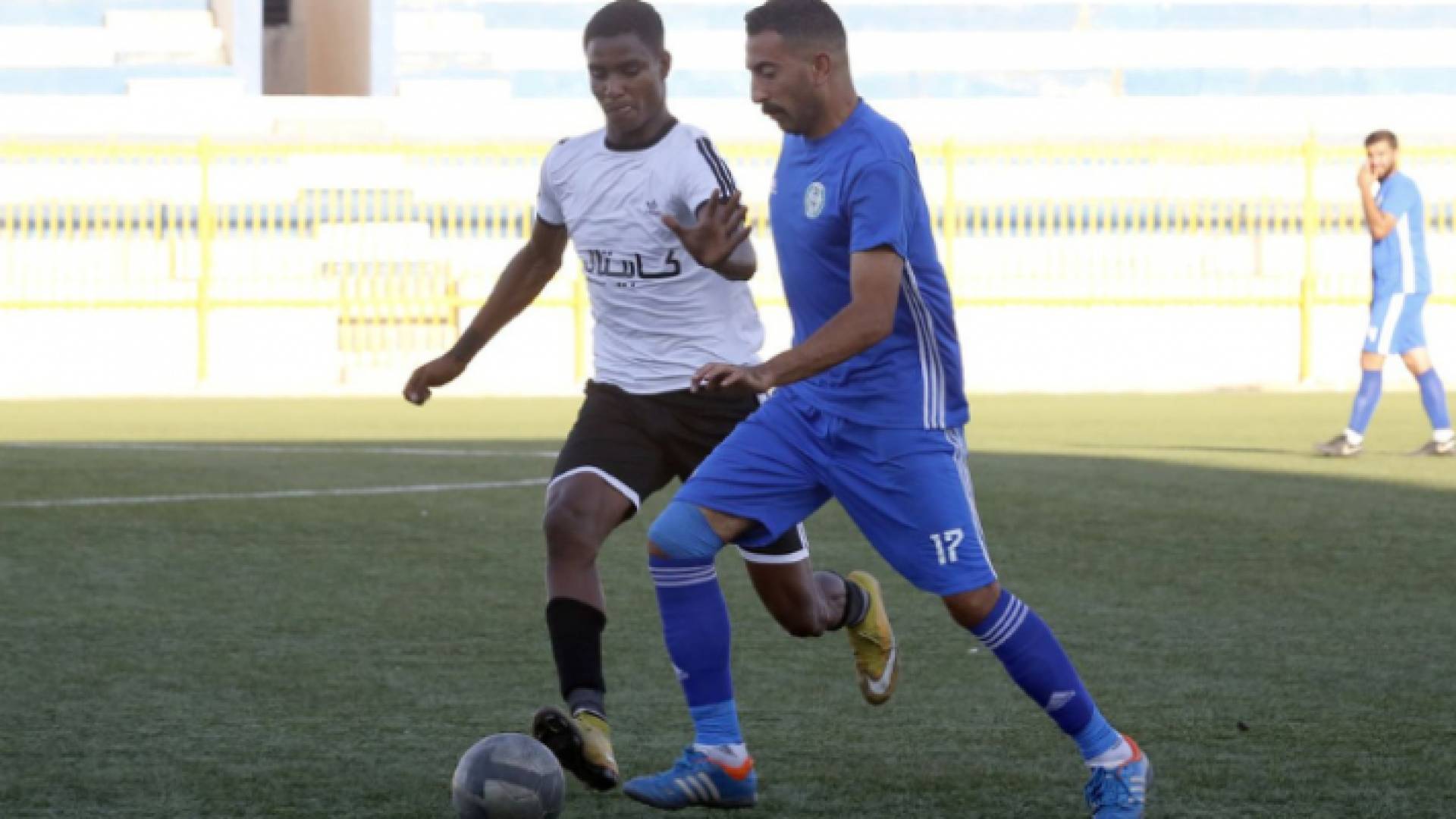 جانب من المباراة التي أقيمت السبت