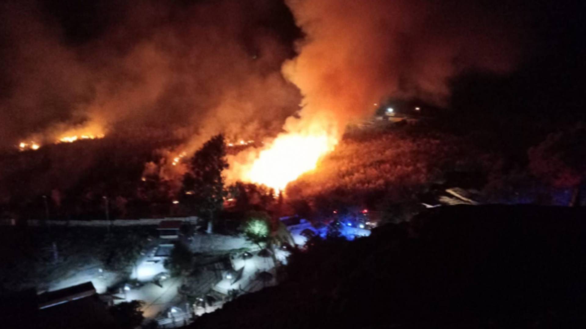 صورة من الحريق