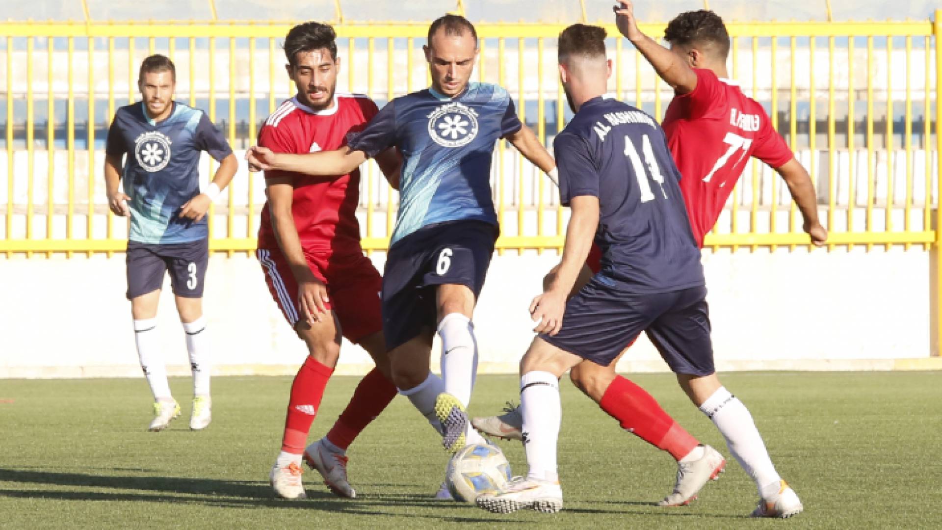 جانب من المباراة