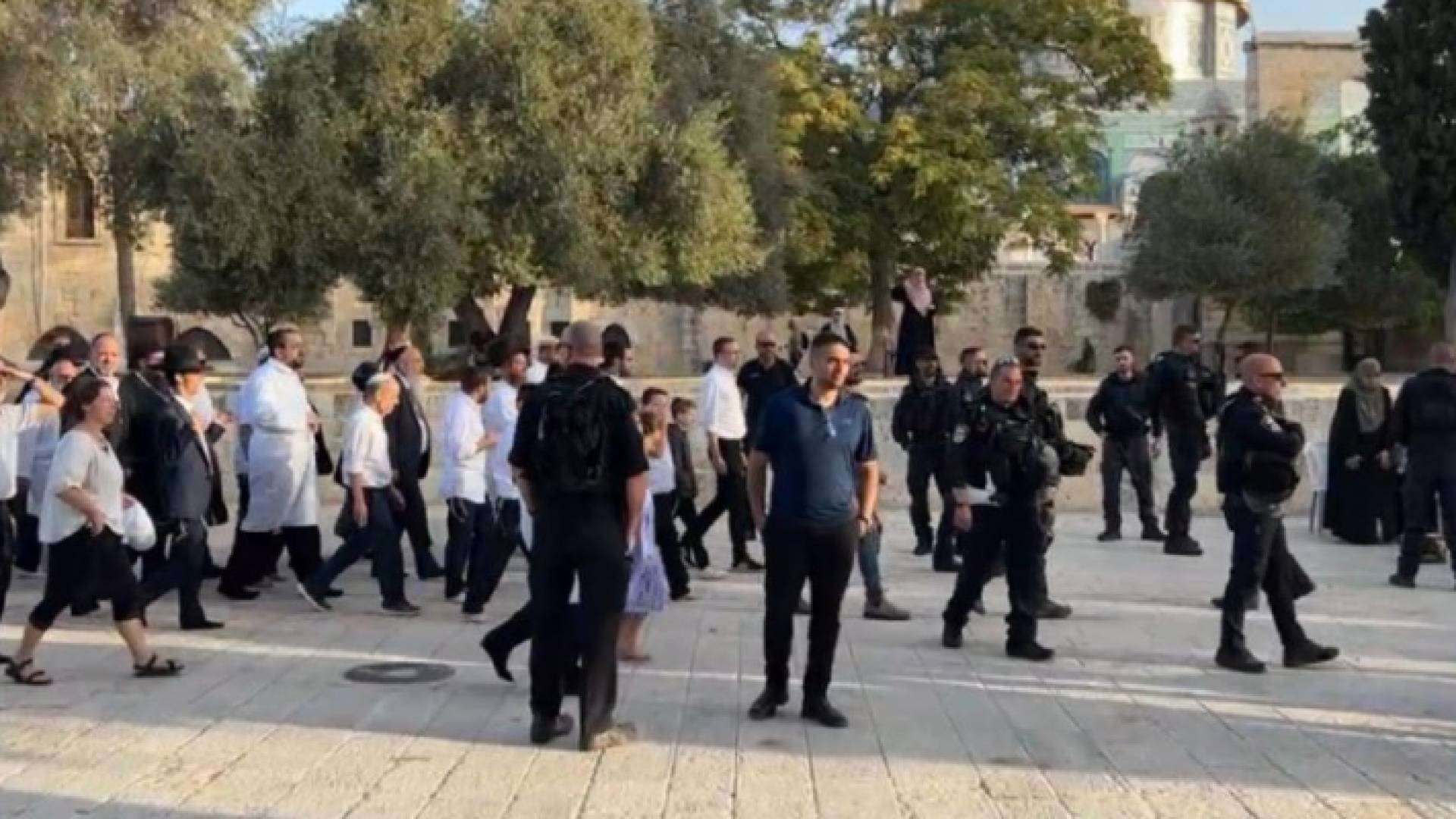 مستوطنون يقتحمون المسجد الأقصى