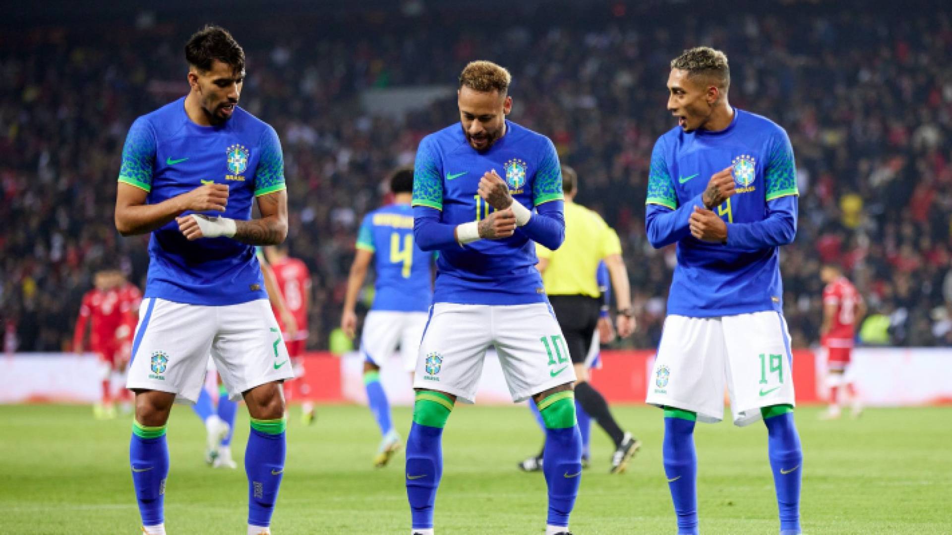 لاعبو المنتخب البرازيلي