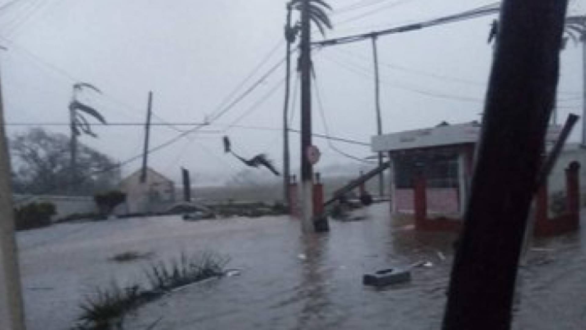 منطقة متضررة من الإعصار في كوبا