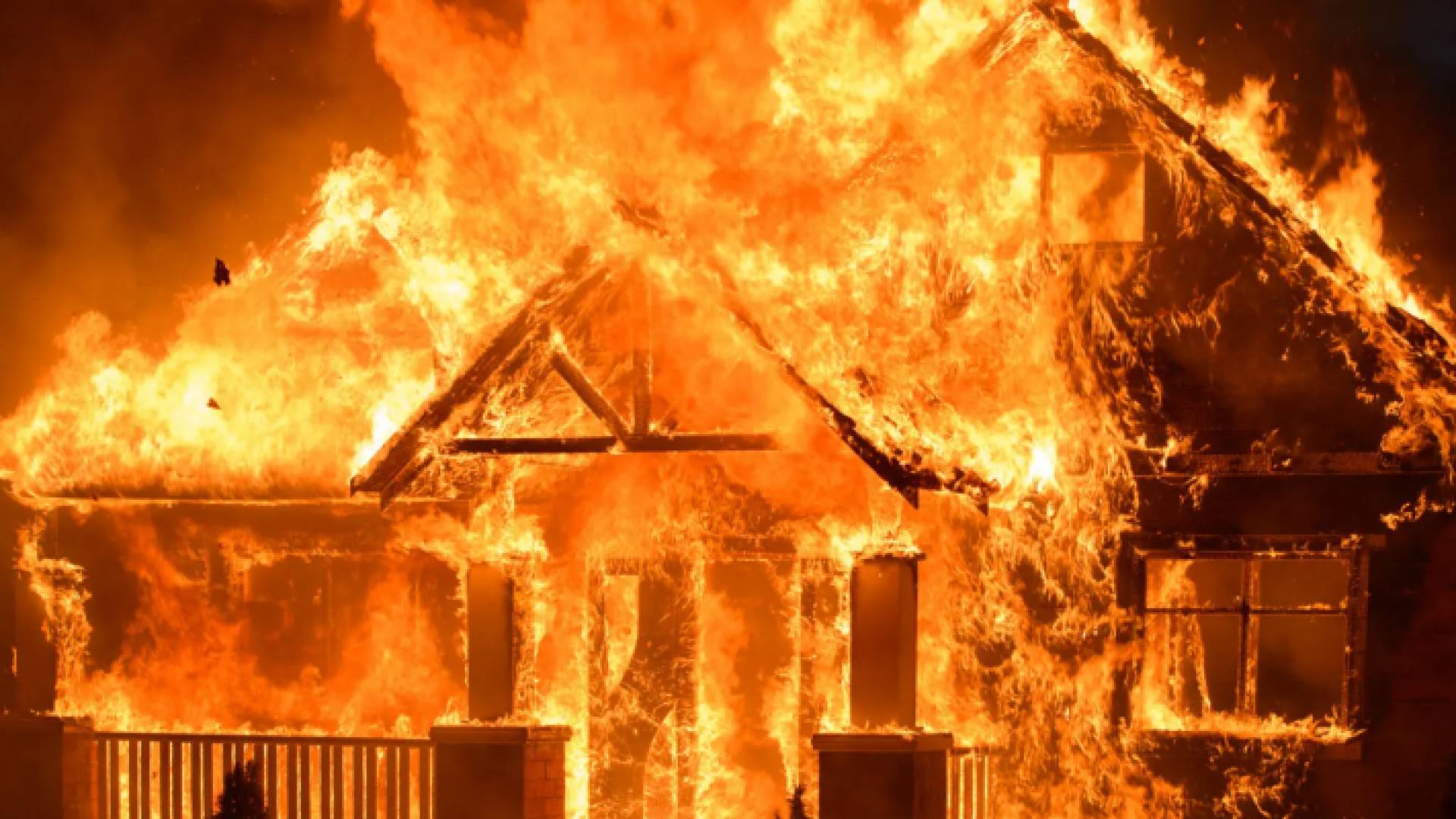 حريق منزل - تعبيرية