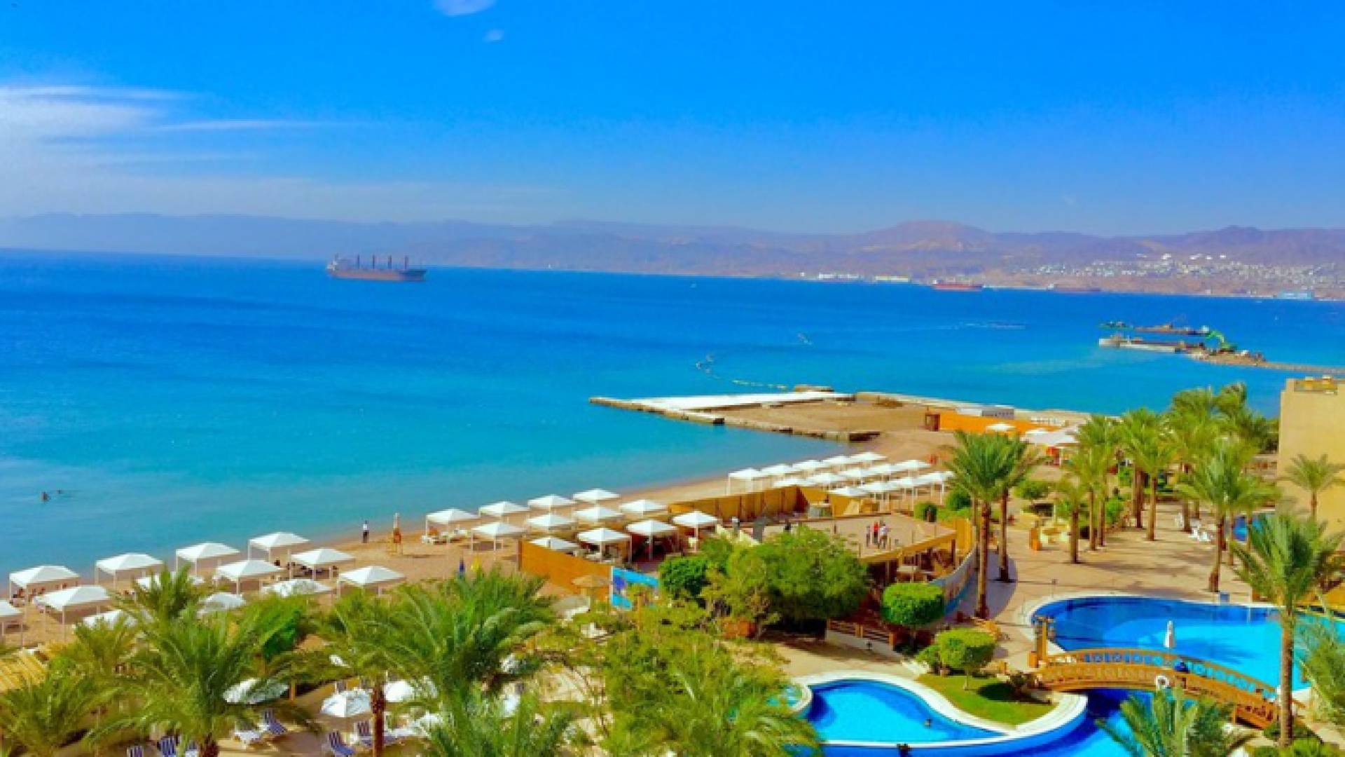 منظر عام لمدينة العقبة