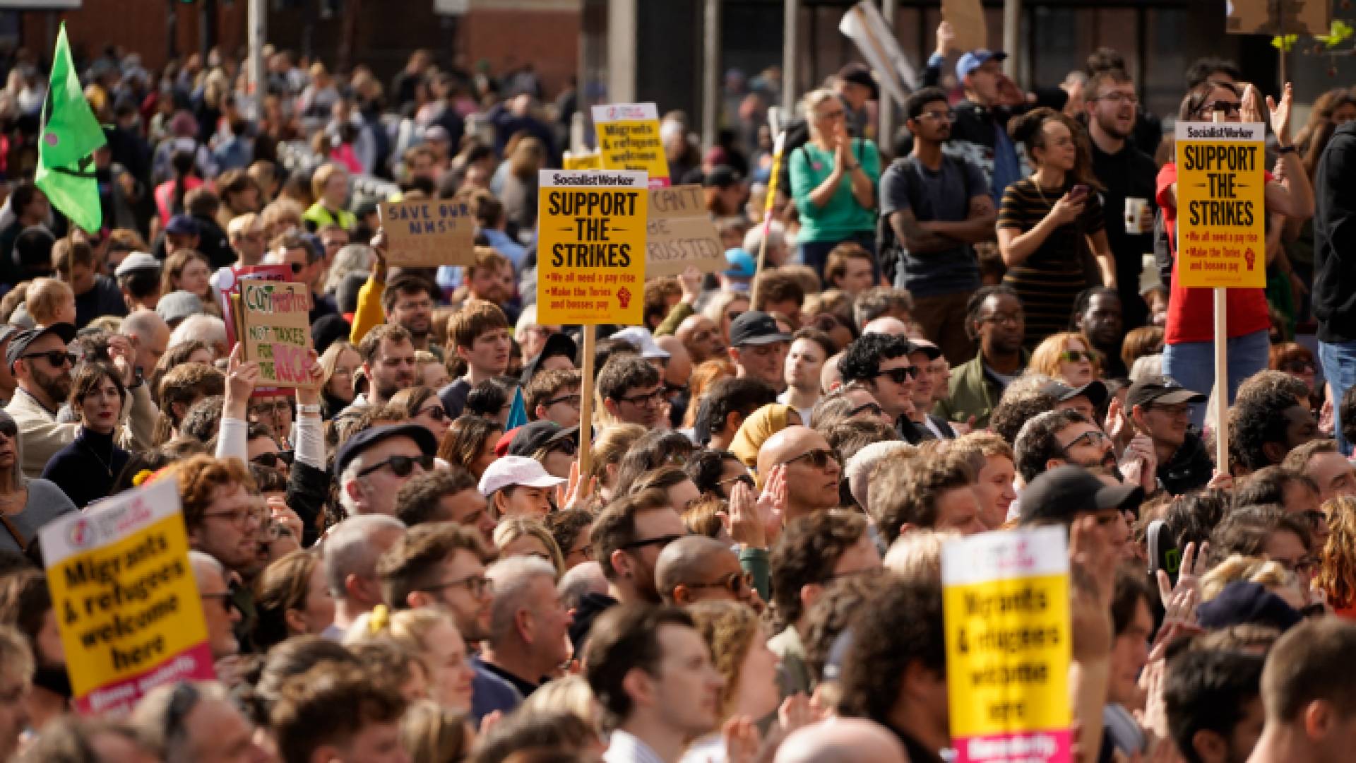 الصورة من الاحتجاجات