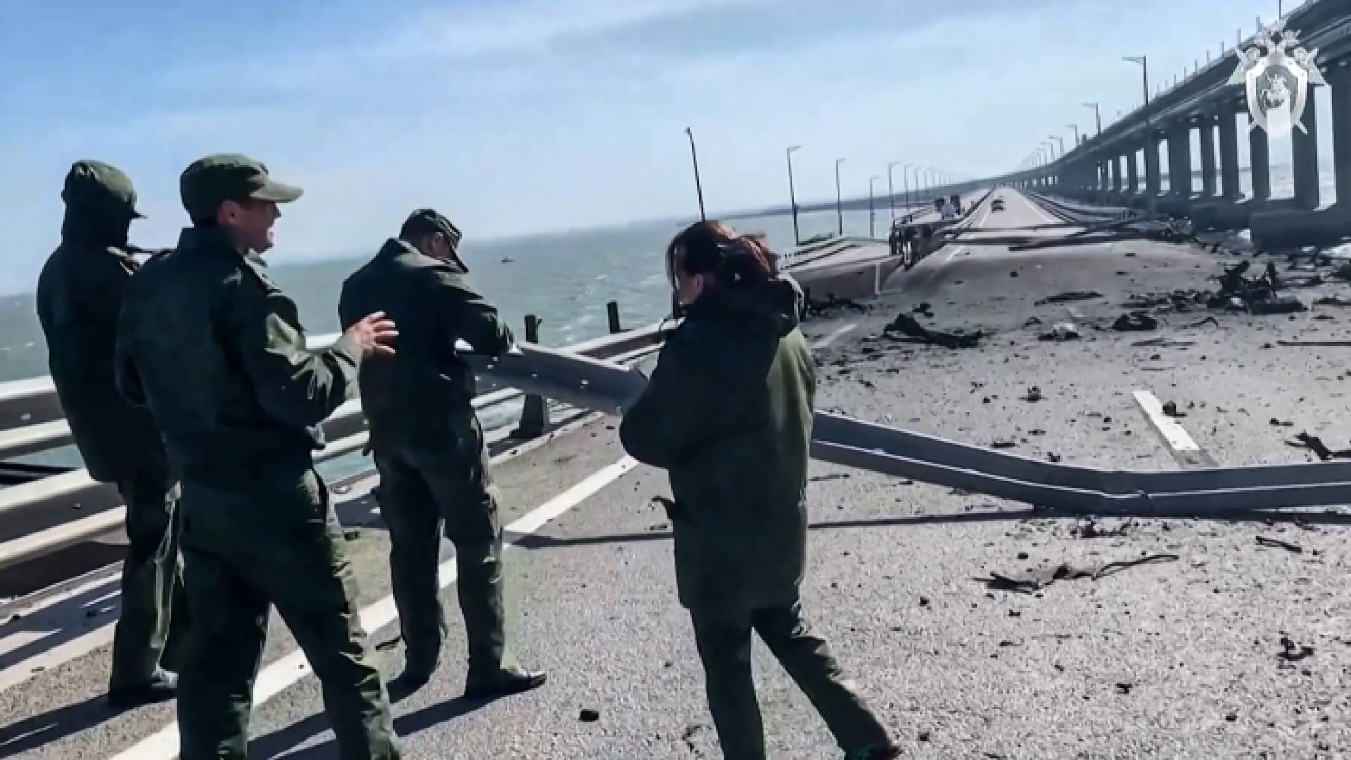 الصورة من مكان الانفجار