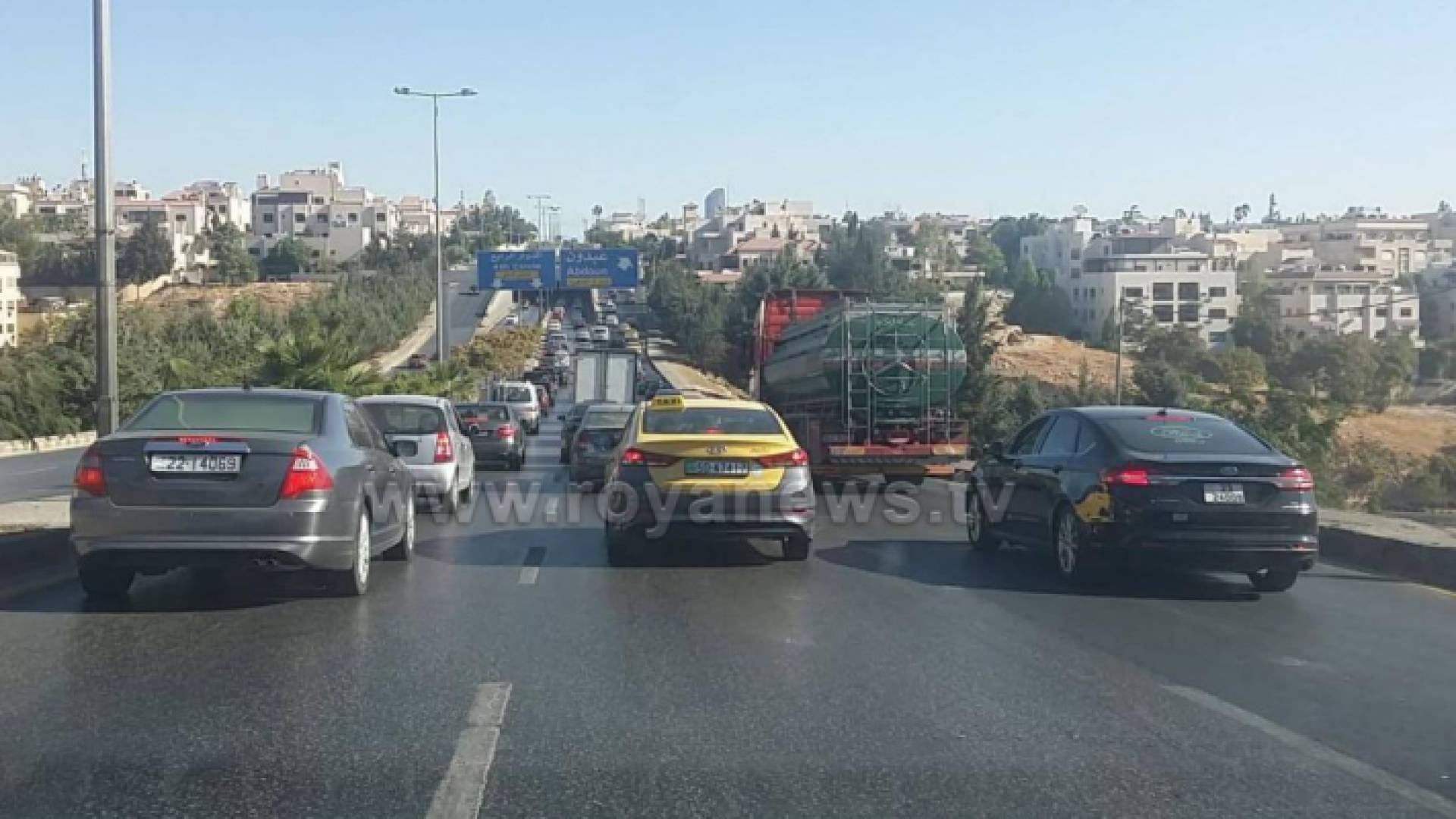 أزمة سير في العاصمة عمان - أرشيفية