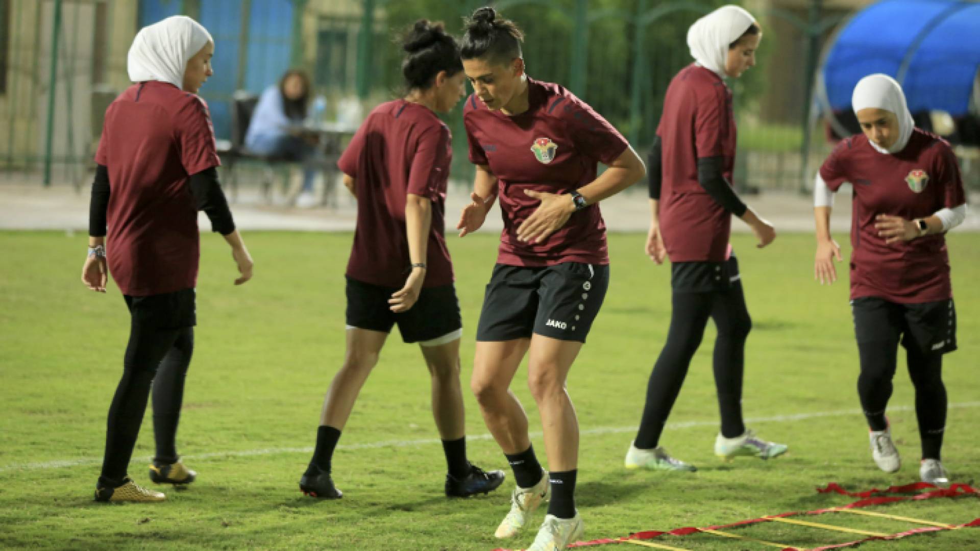 من التدريب الأخير للمنتخب الوطني تحضيرا للمواجهة