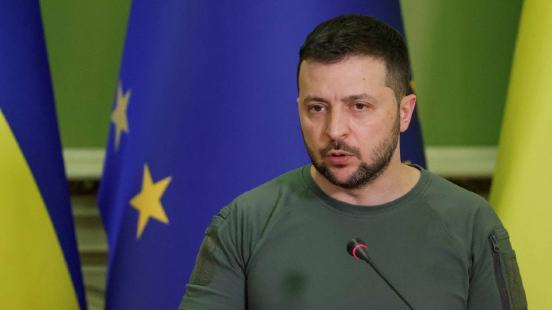الرئيس الأوكراني فولوديمير زيلينسكي