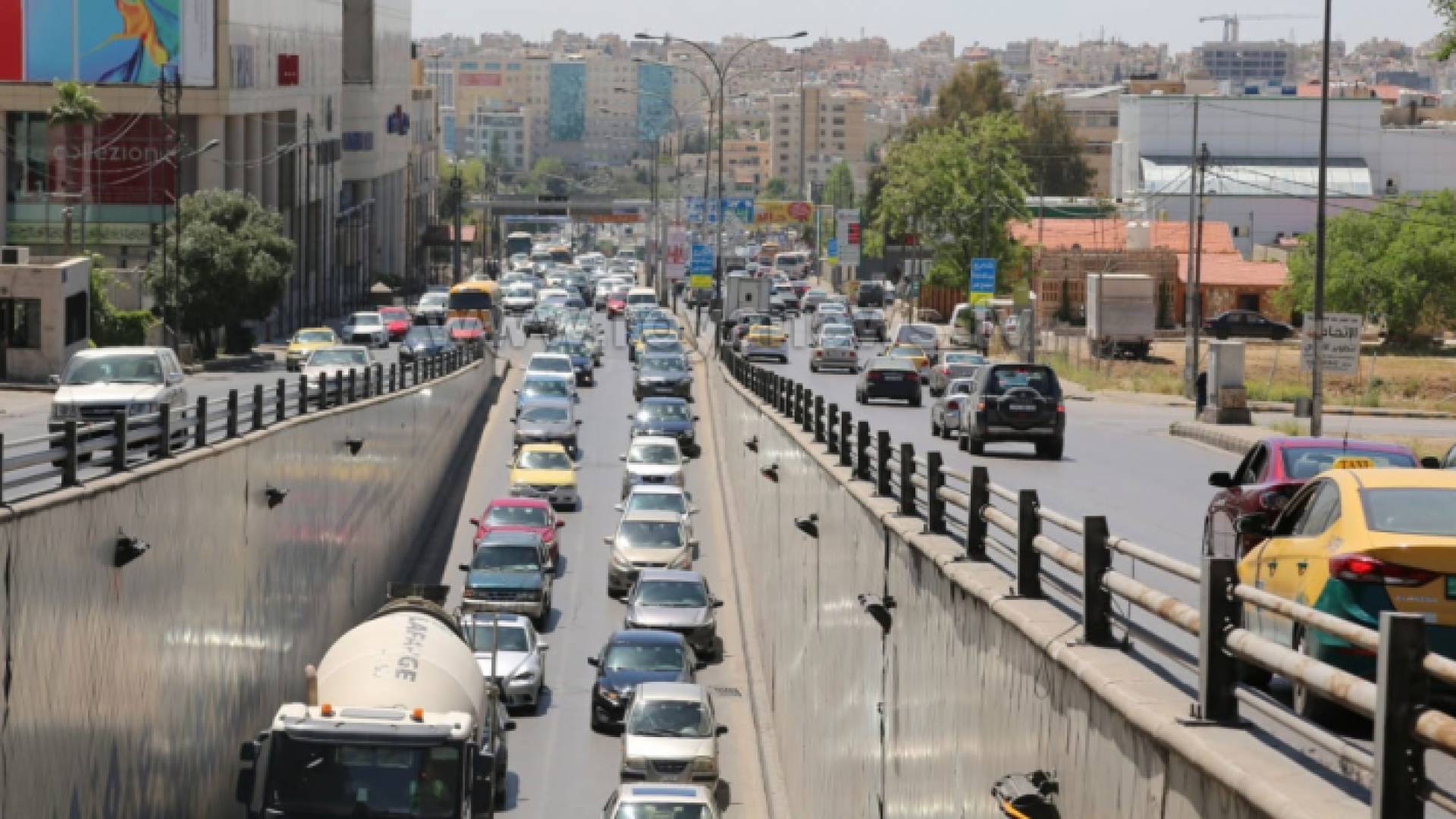 أحد شوارع العاصمة عمان