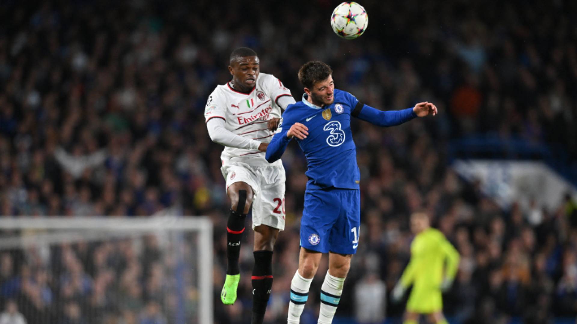 من مباراة الذهاب بين تشيلسي وميلان