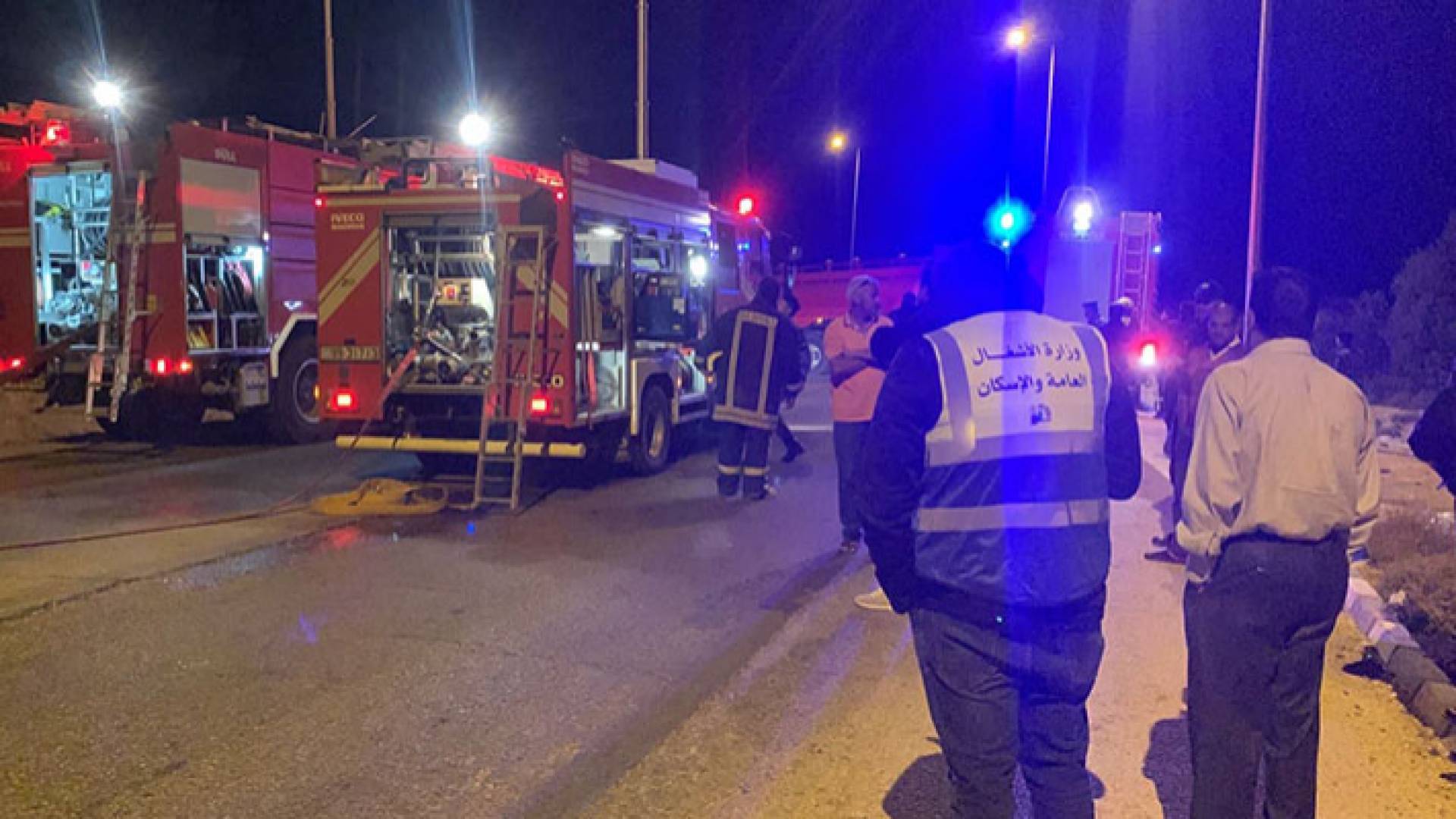 جانب من موقع الحادثة