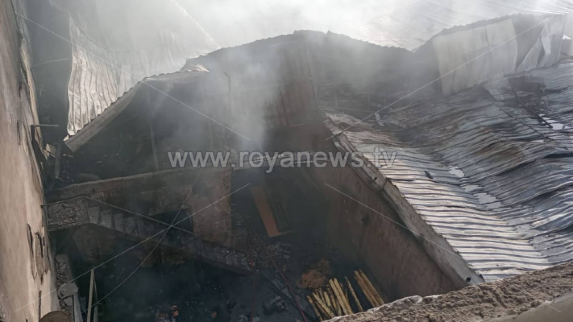 عقب إخماد جزء من الحريق