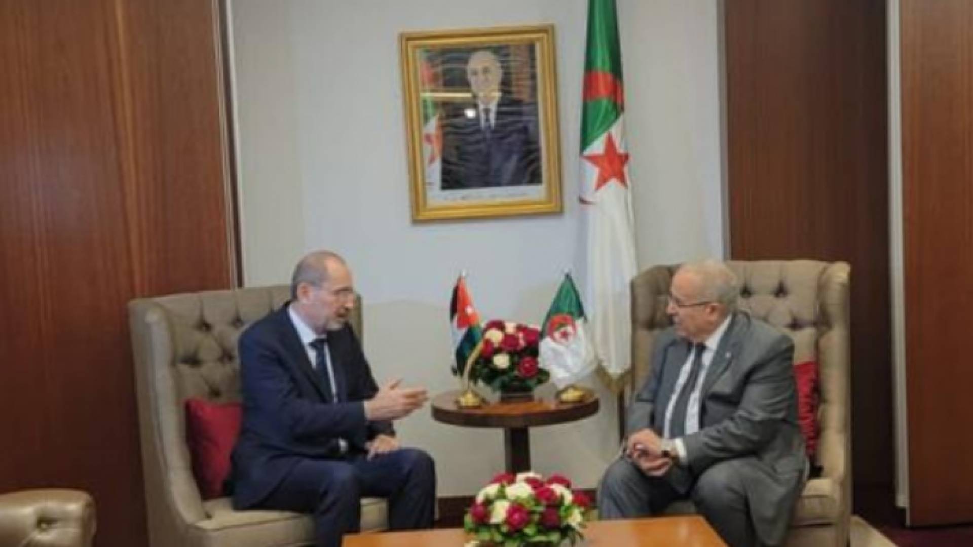 جانب من زيارة الصفدي