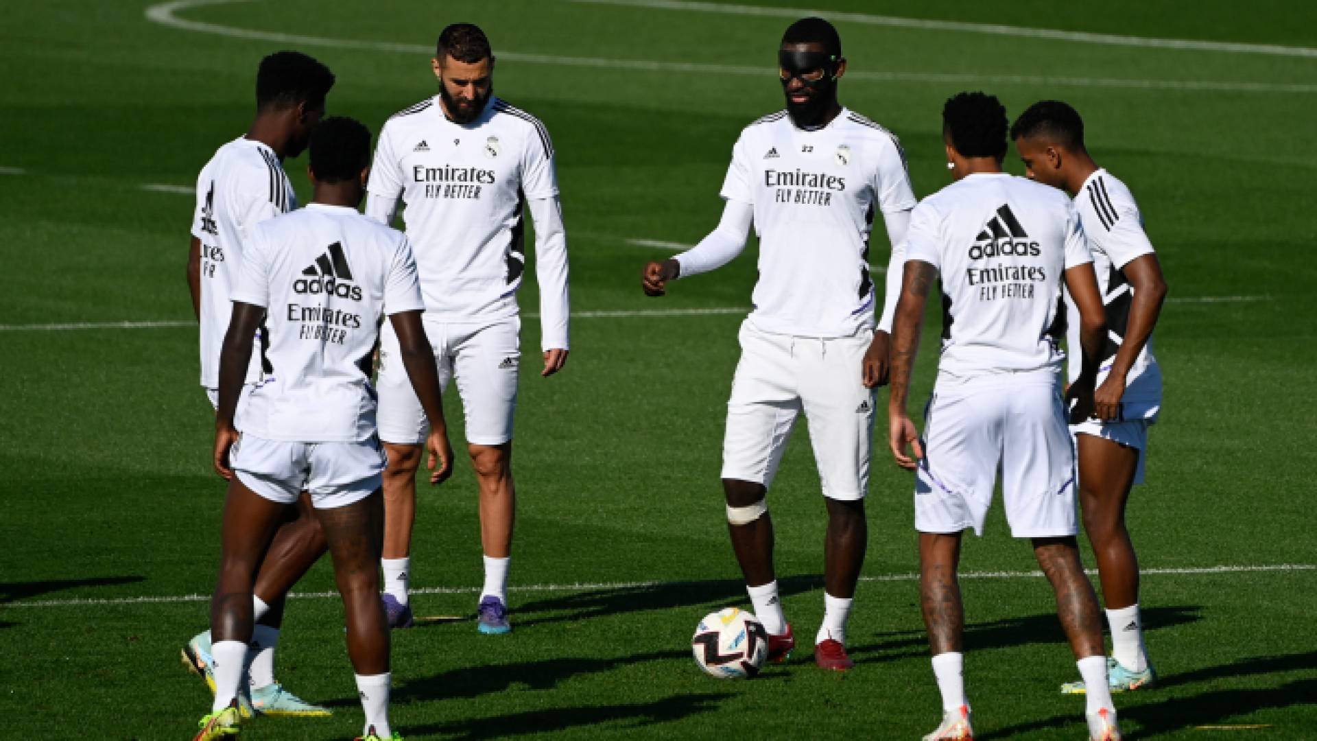 من التدريب الأخير لريال مدريد قبل الكلاسيكو